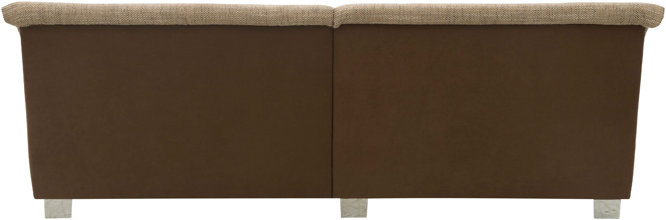 DOMO collection Ecksofa »100031 kompakte Stellmaße, komfortabel und bequem, L-Form«, wahlweise mit Bettfunktion und Armteilverstellung. Breite 234cm