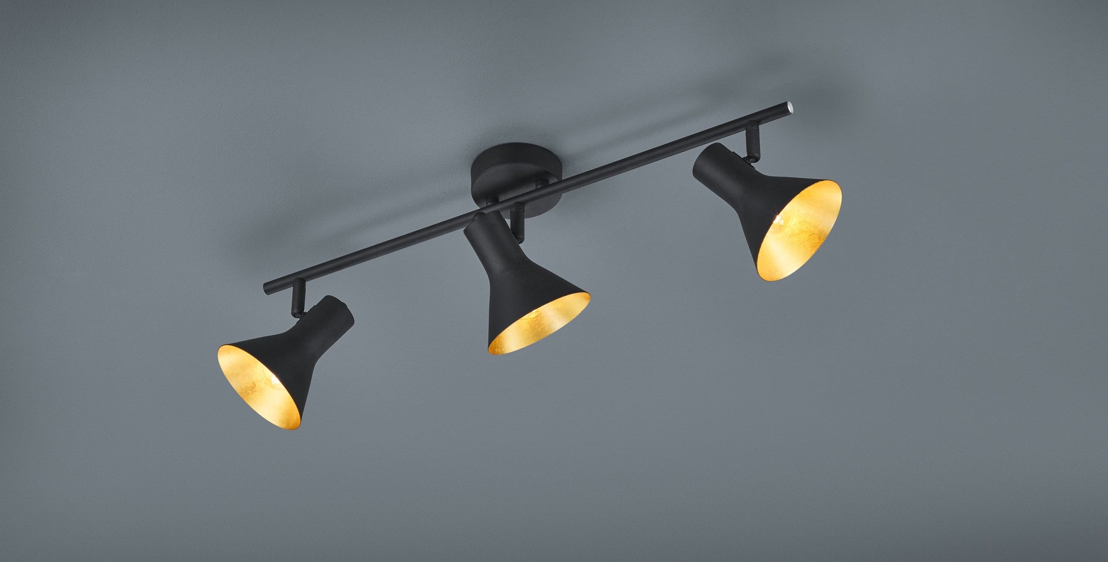 REALITY Leuchten Deckenstrahler »NINA«, 3 flammig, Leuchtmittel E14 | ohne Leuchtmittel, Deckenlampe