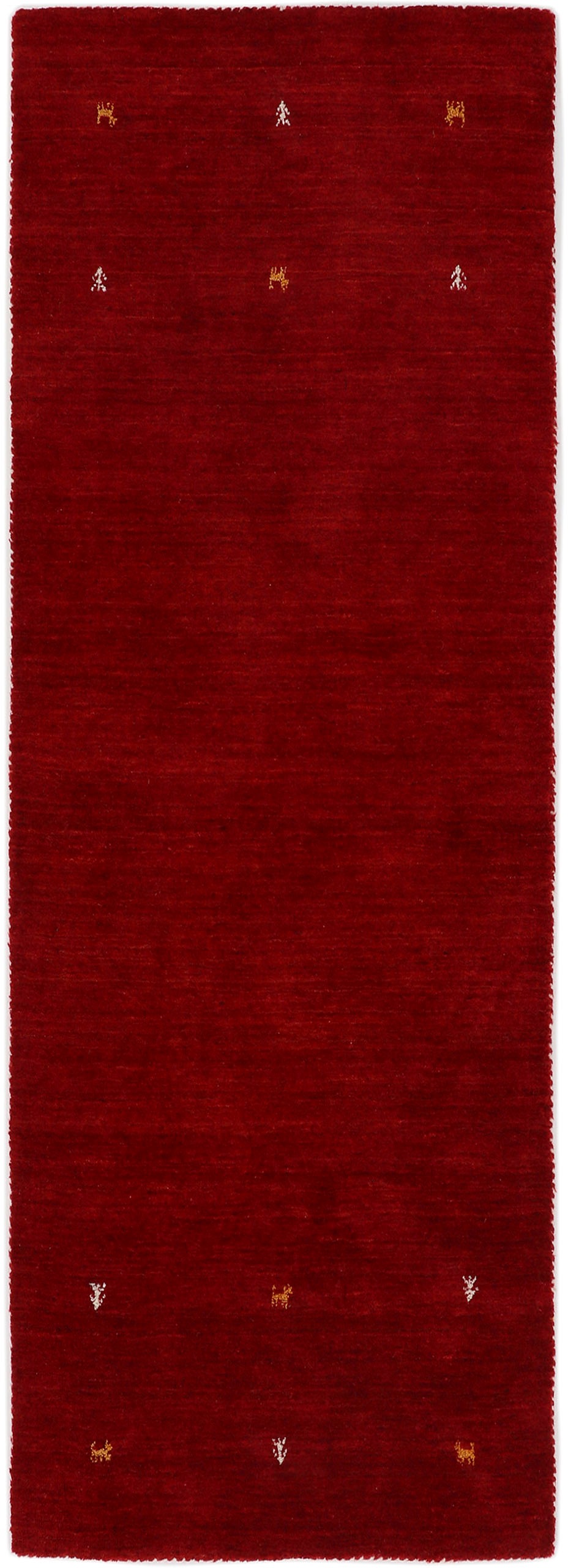 carpetfine Wollteppich »Gabbeh Uni, auch als Läufer erhältlich«, rechteckig günstig online kaufen