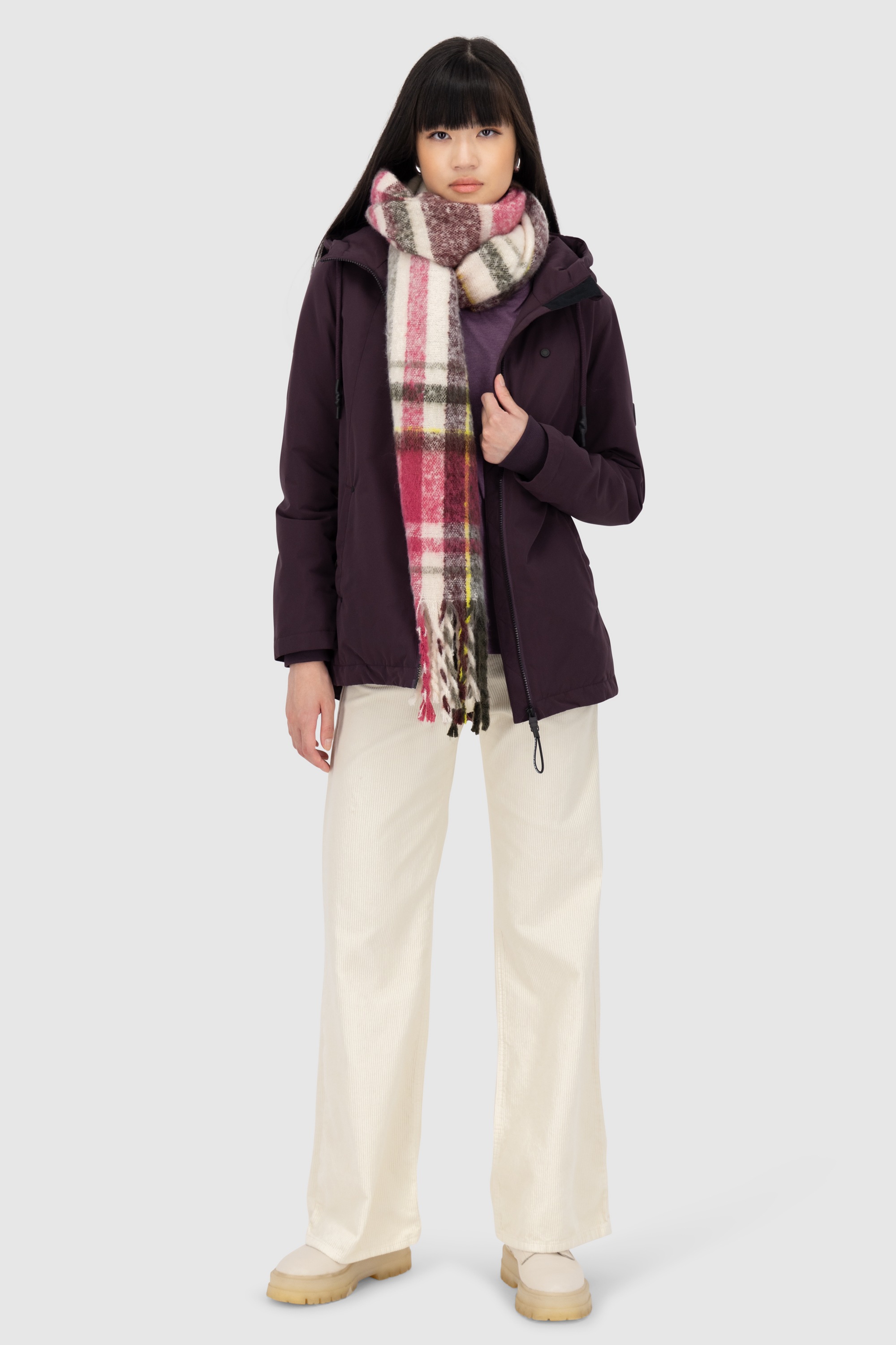 Alife & Kickin Winterjacke »Damen LilouAK A«, Warm gefütterte Jacke mit flauschigen Teddyfell Innenfutter