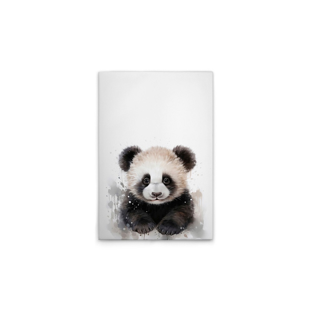 A.S. Création Leinwandbild »Baby Panda - Wandbild Schwarz Weiß Grau Keilrah günstig online kaufen