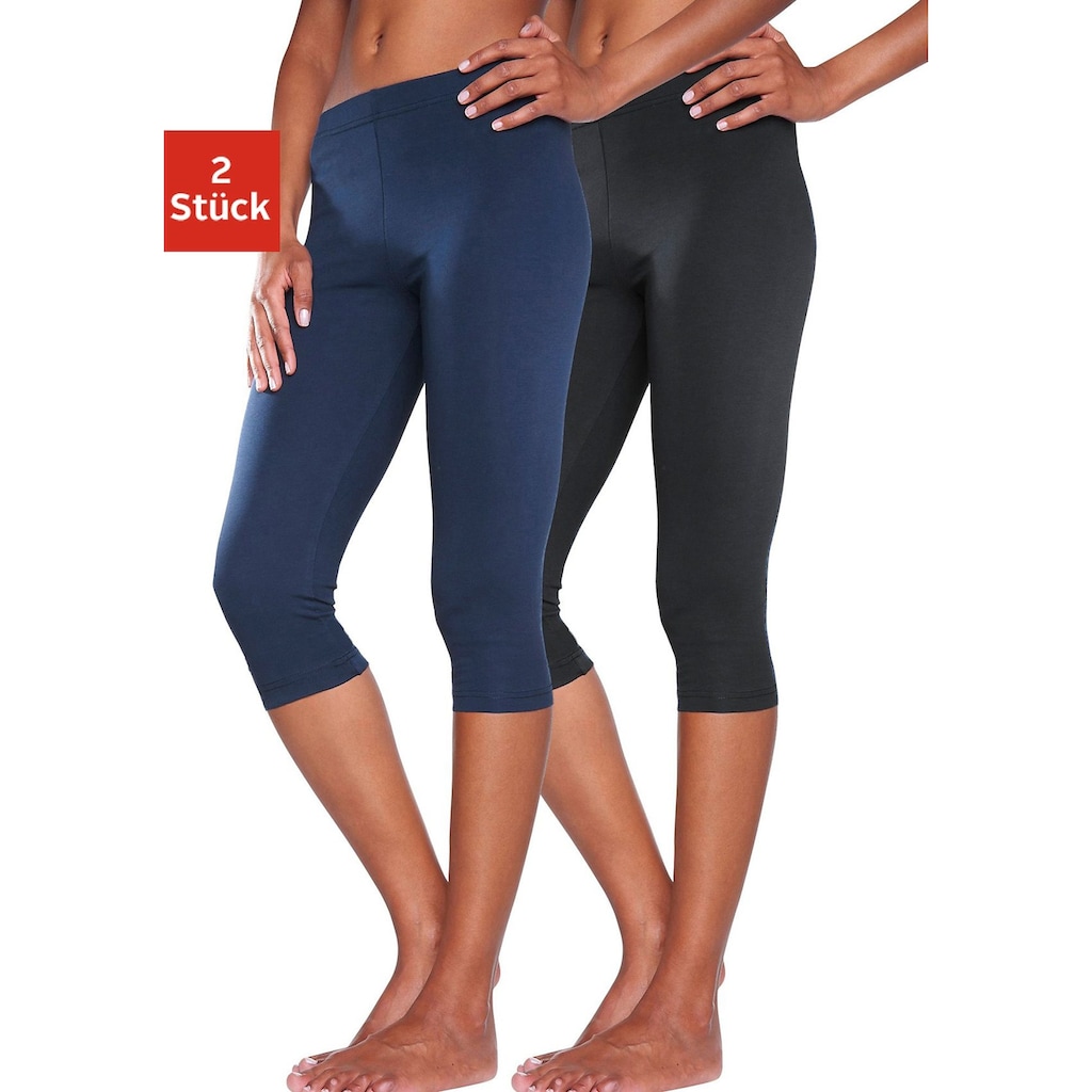 Vivance active Caprileggings, (2er-Pack)