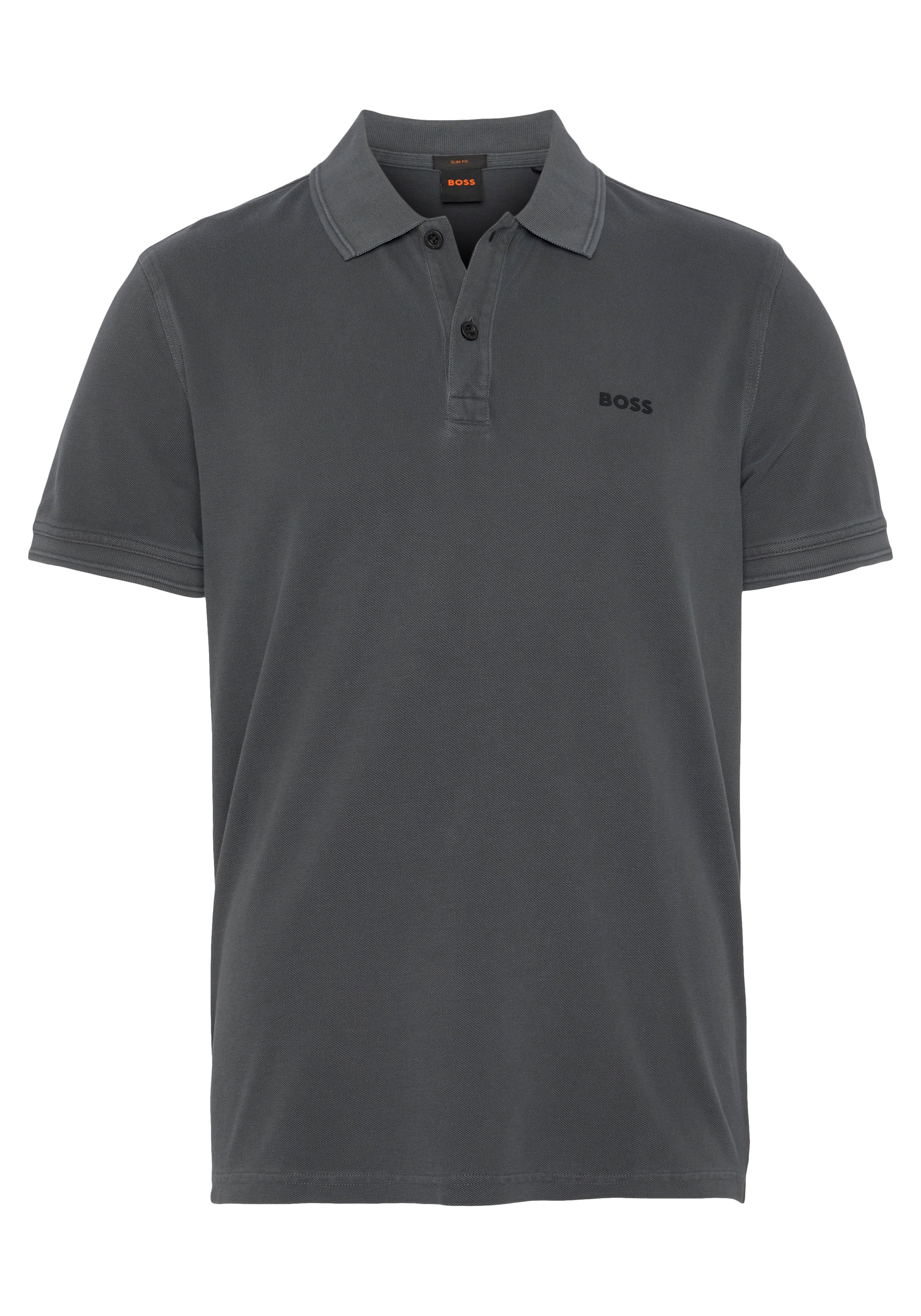 BOSS ORANGE online Poloshirt dezentem bestellen 01«, mit der Logoschriftzug auf 10203439 »Prime Brust