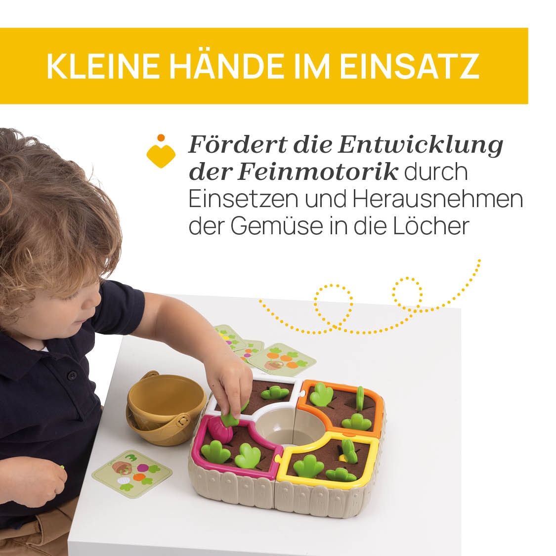 Chicco Spiellebensmittel »2In1 Gemuesegarten Spielset«