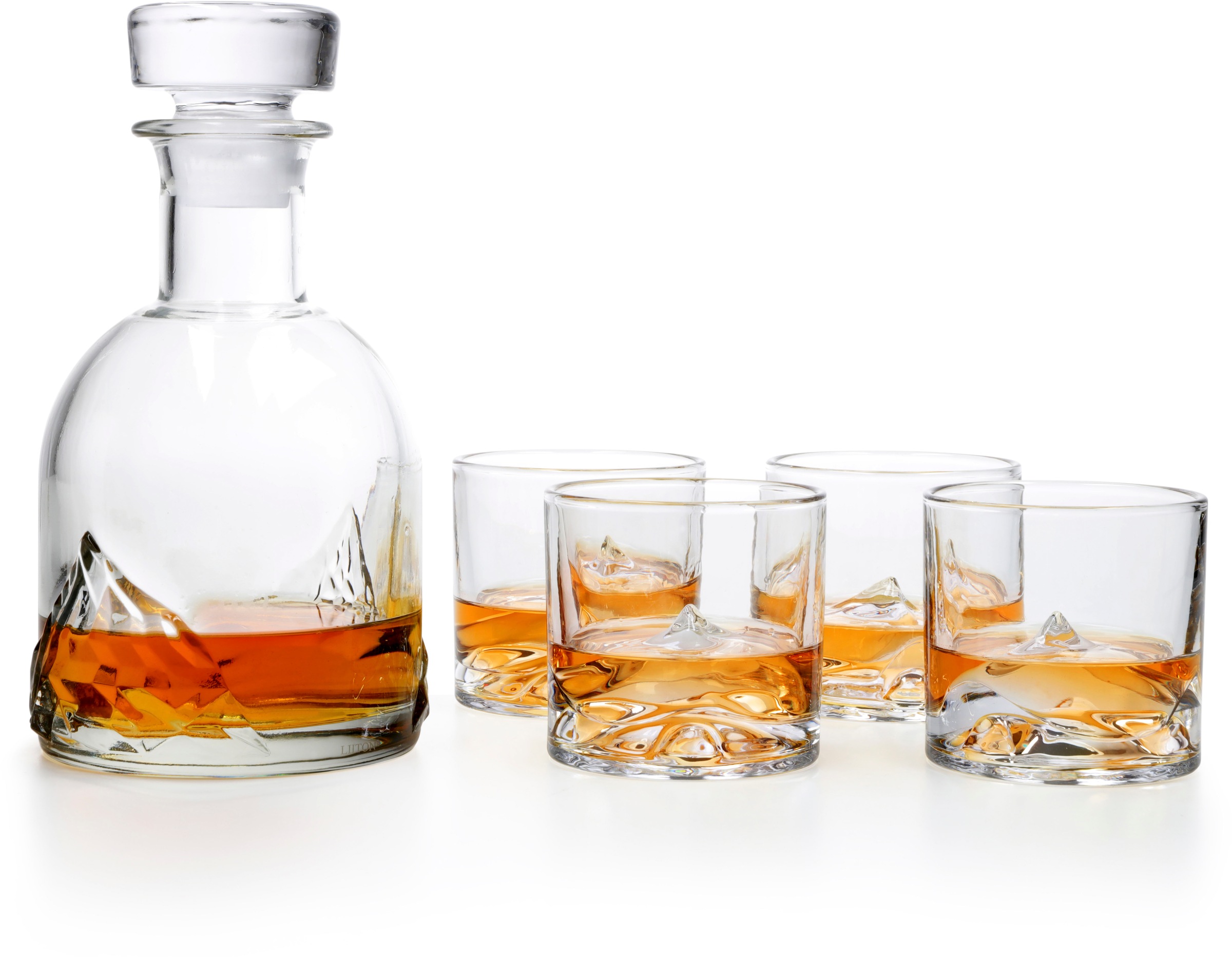 LIITON Whiskyglas »Everest«, (Set, 5 tlg.), 5-teilig, mit Dekanter günstig online kaufen