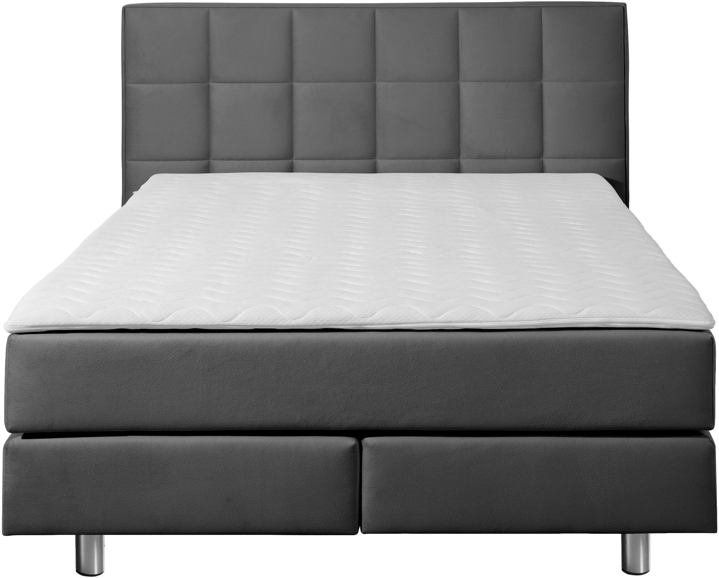 Home affaire Boxspringbett »Loomis« inkl. Topper, wahlweise in H2, H3 oder H4 erhältlich