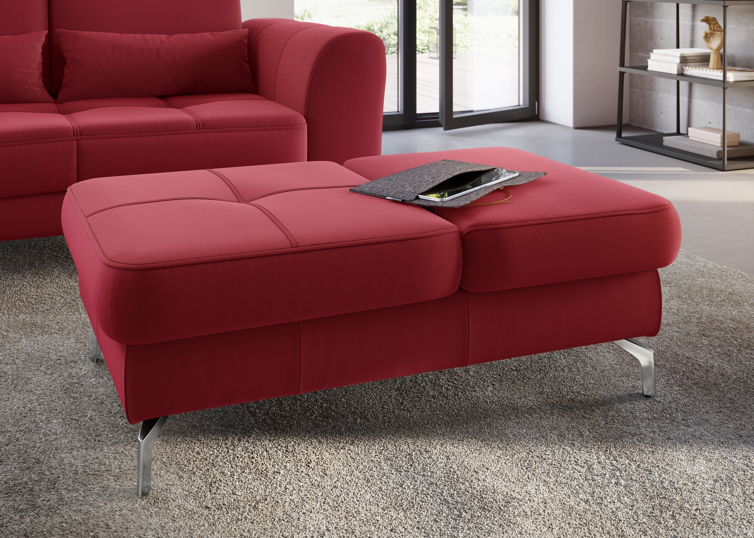 sit&more Hocker »Bendigo«, mit Klappfunktion, Bodenfreiheit 12 cm, wahlweis günstig online kaufen