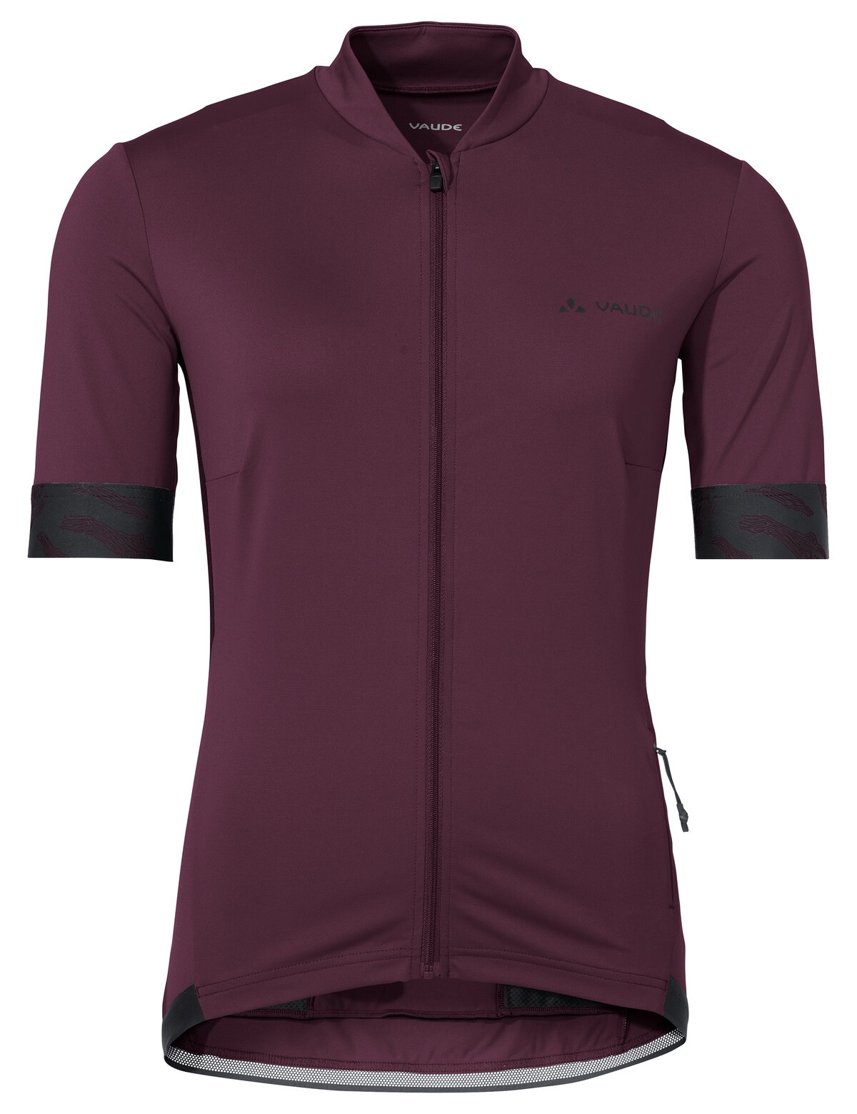 VAUDE Radtrikot »Wo Kuro FZ Tricot II« Kurzarm, atmungsaktiv, schnell trocknend, mit Rundhalsausschnitt