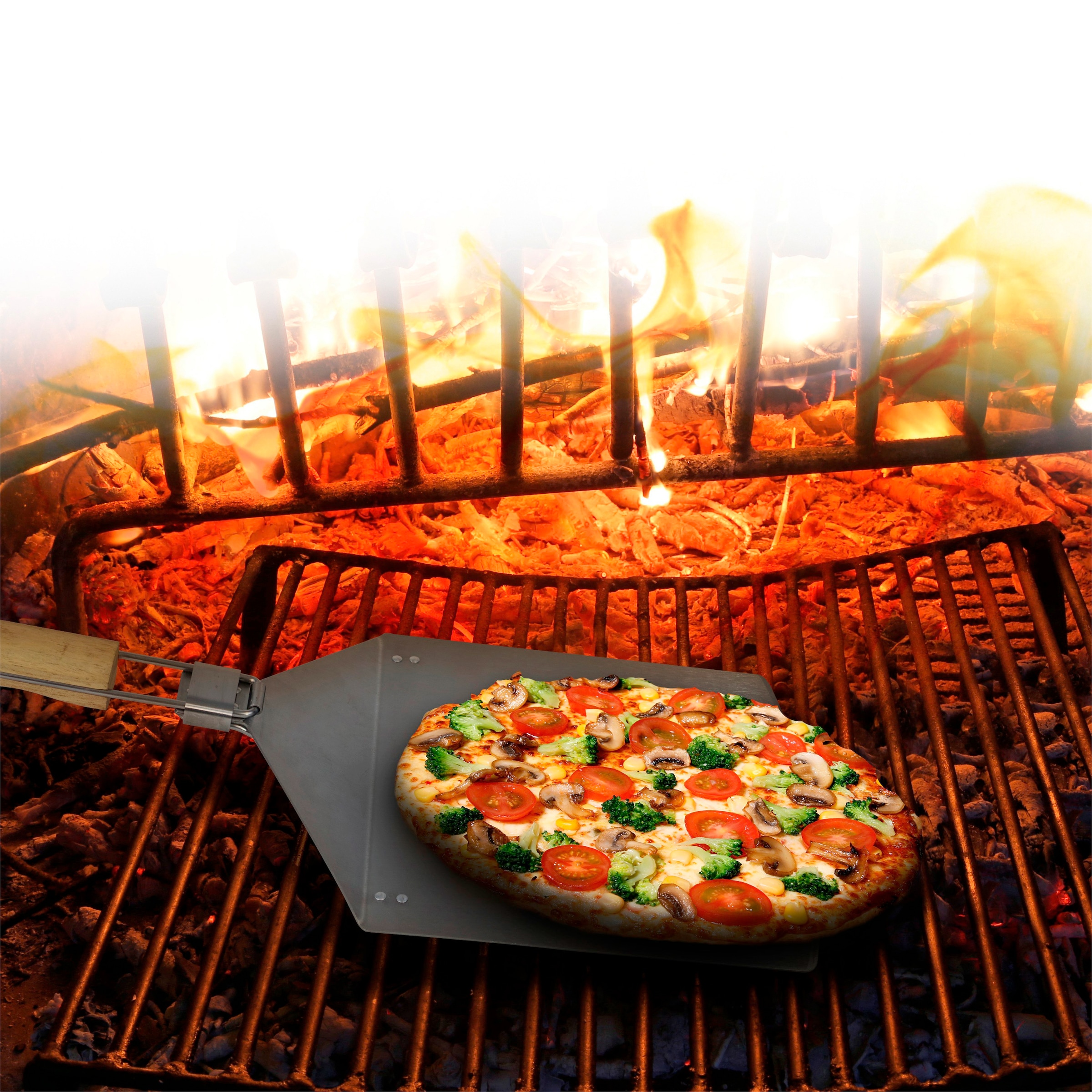 Jim Beam BBQ Pizzaschieber »XXL Grillwender«, 54 cm Länge