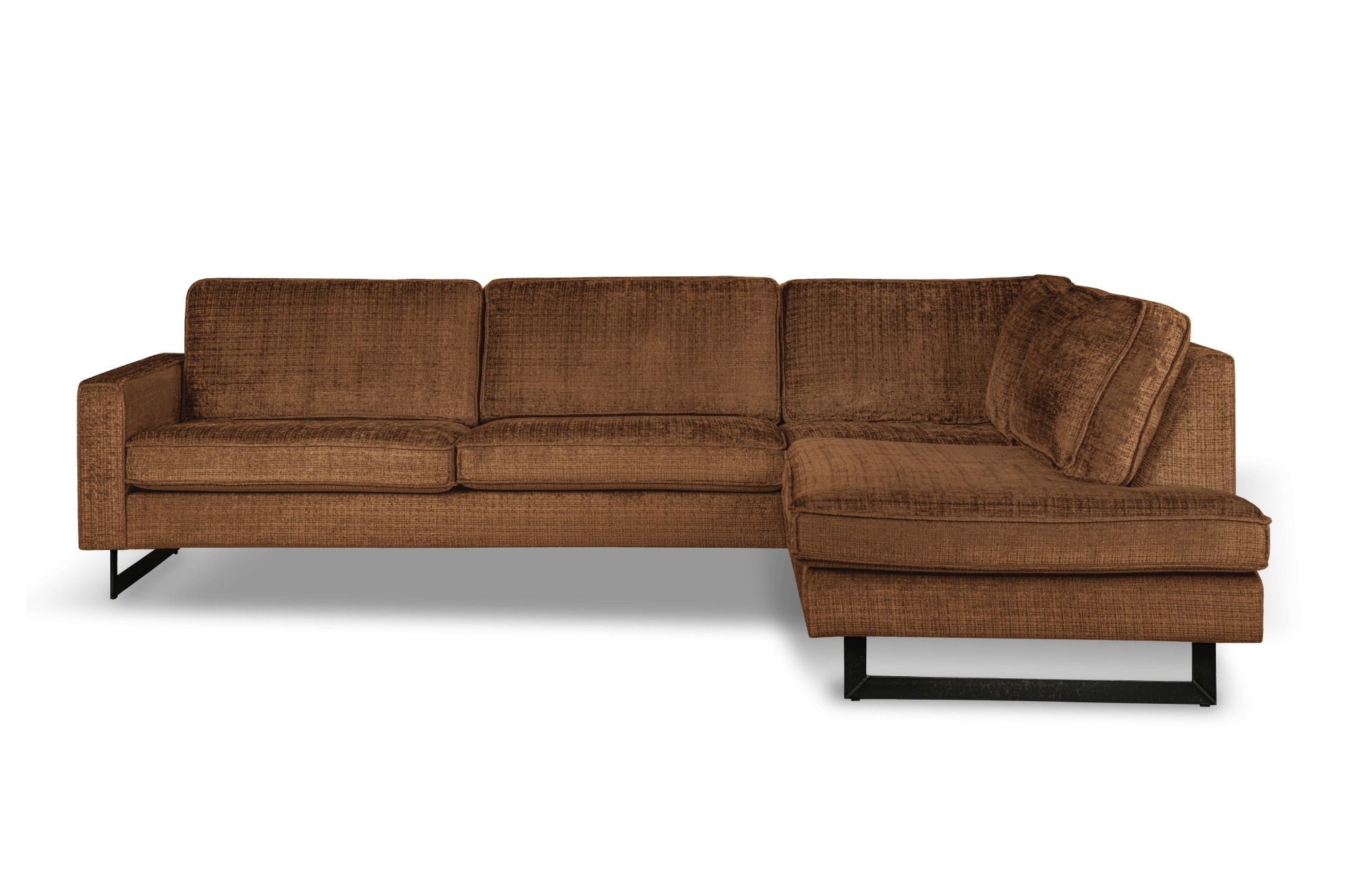 Home affaire Ecksofa »Pinto, 290 cm, Cord, Chenille, Lederoptik, Ottomane l günstig online kaufen