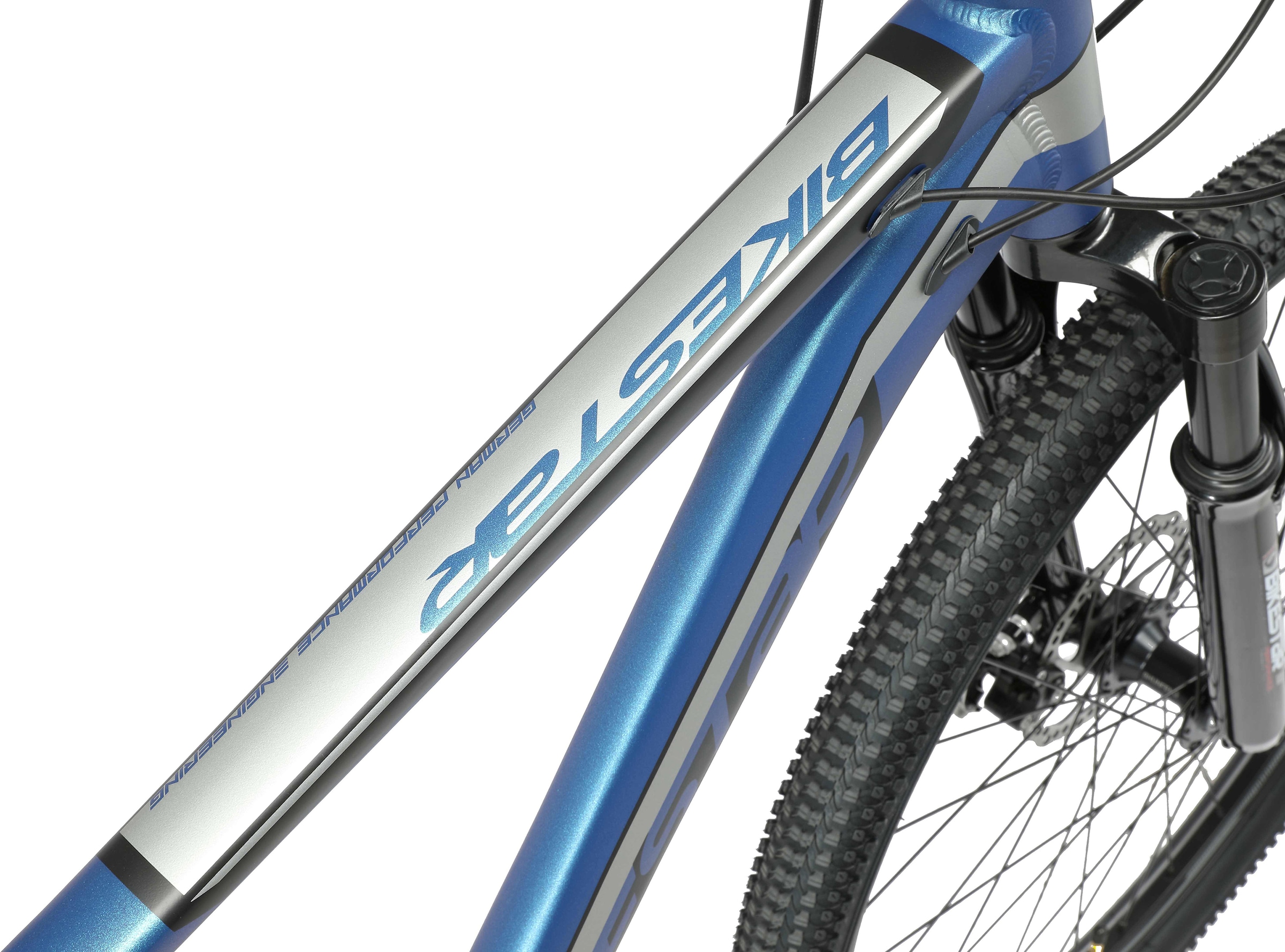 Bikestar Mountainbike, 21 Gang, Shimano, RD-TY300 Schaltwerk, Kettenschaltung, für Damen und Herren, Kettenschaltung