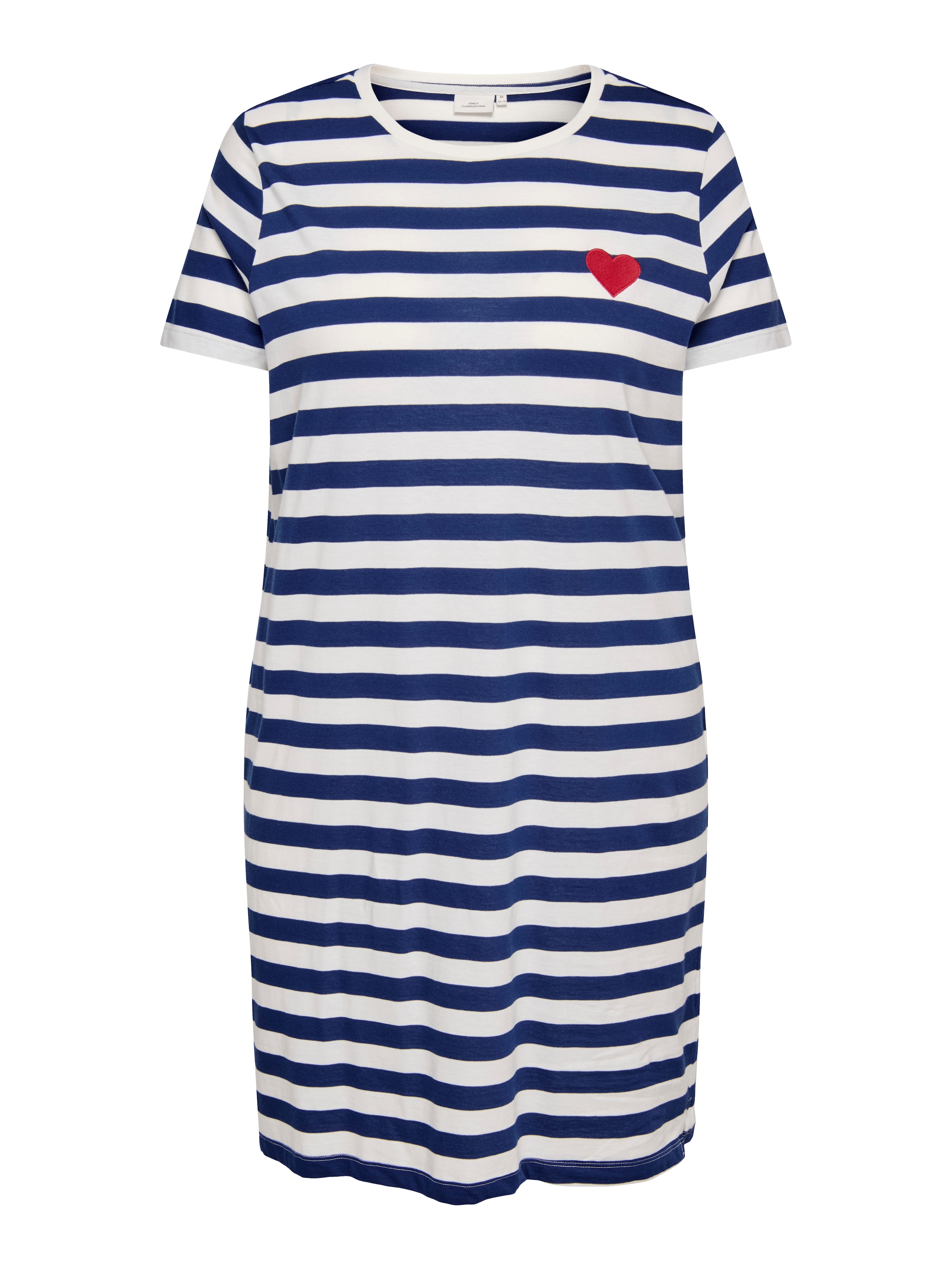 ONLY CARMAKOMA Jerseykleid »CARANITA LIFE S/S O-NECK ABK DRESS JRS«