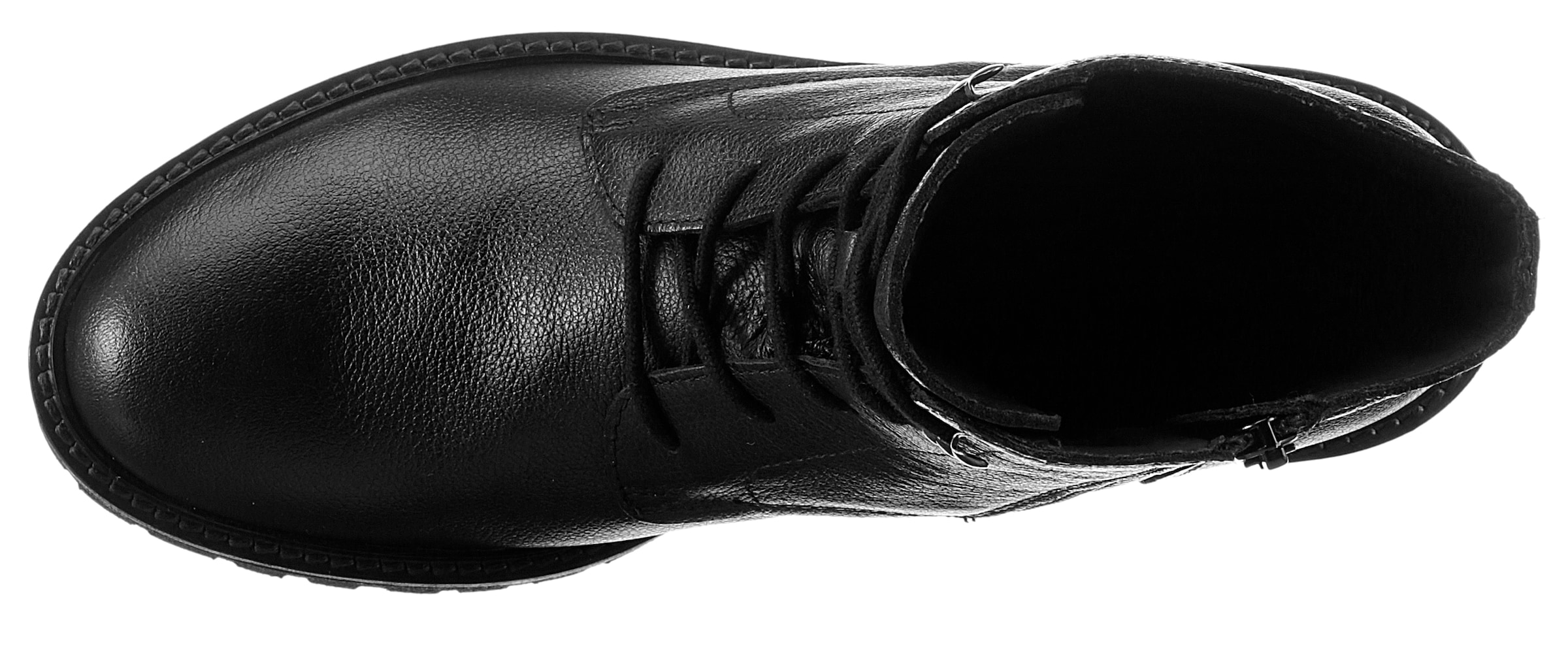 Geox Schnürstiefelette »D HOARA«, Blockabsatz, Schnürboots mit Innenreißverschluss
