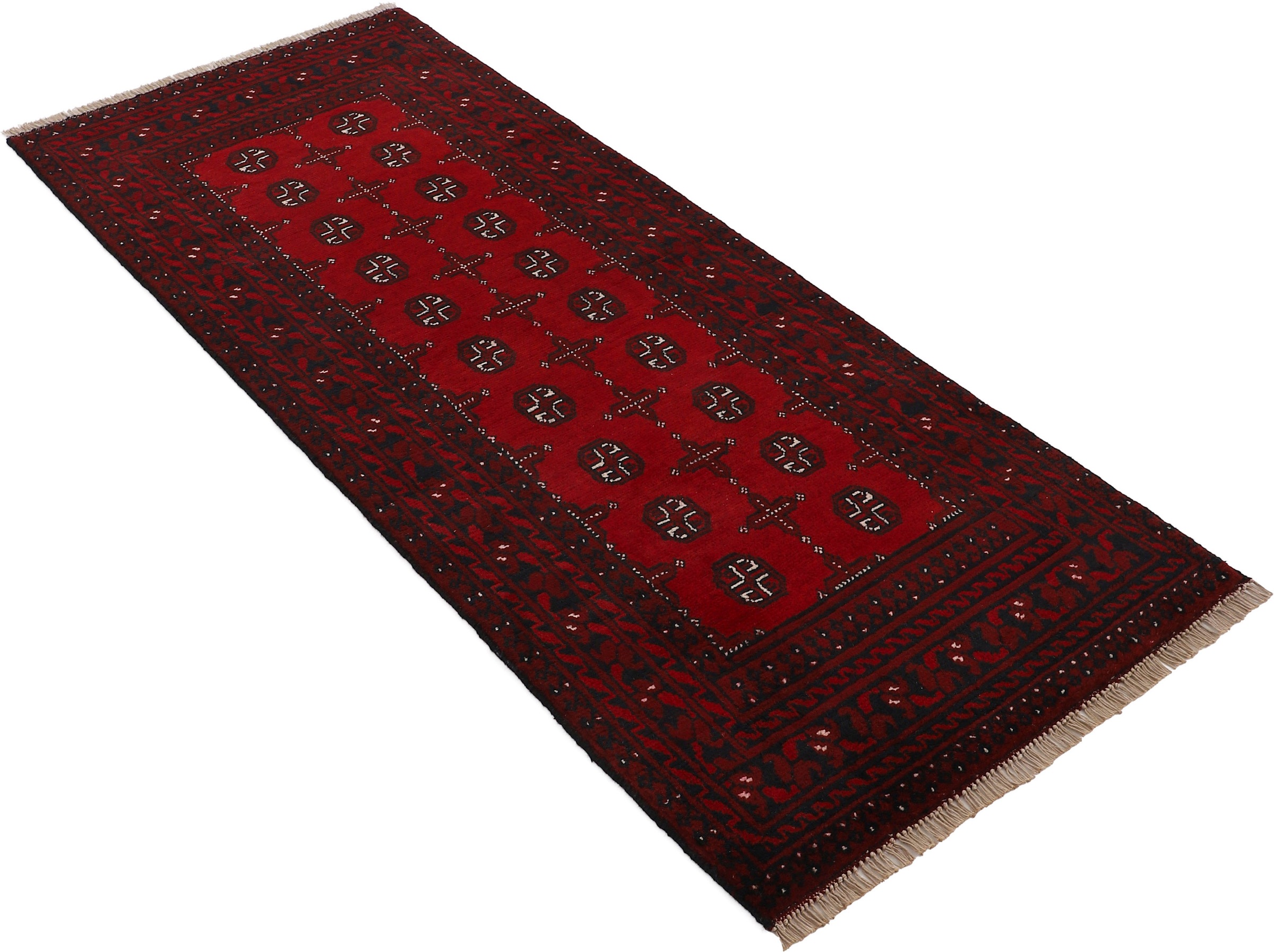Woven Arts Orientteppich »Afghan Akhche Bokhara«, rechteckig, 8 mm Höhe, re günstig online kaufen