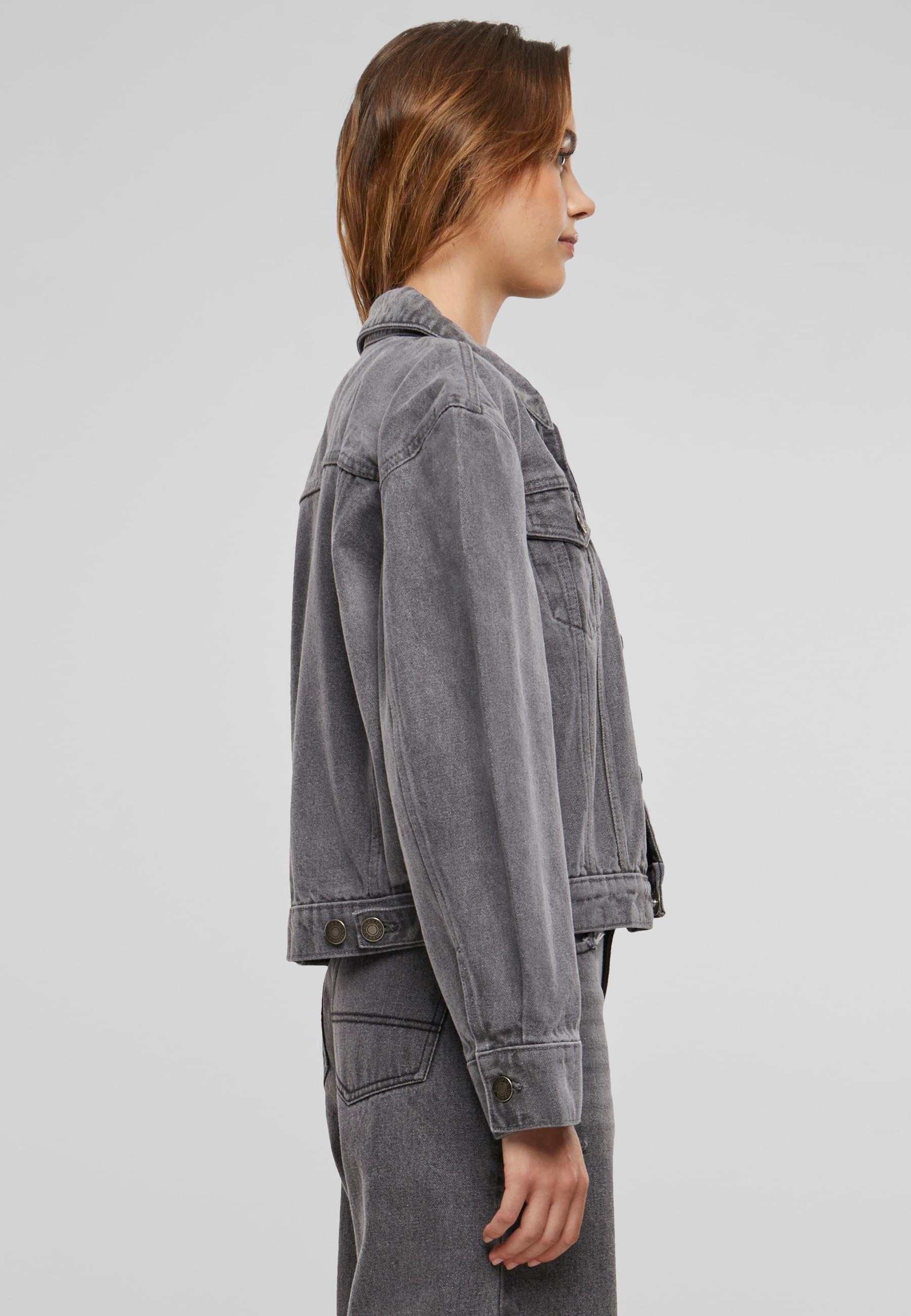 URBAN CLASSICS Jeansjacke »Urban Classics Ladies 80‘s Oversized Denim Jacket« 1 Stk. tlg. ohne Kapuze