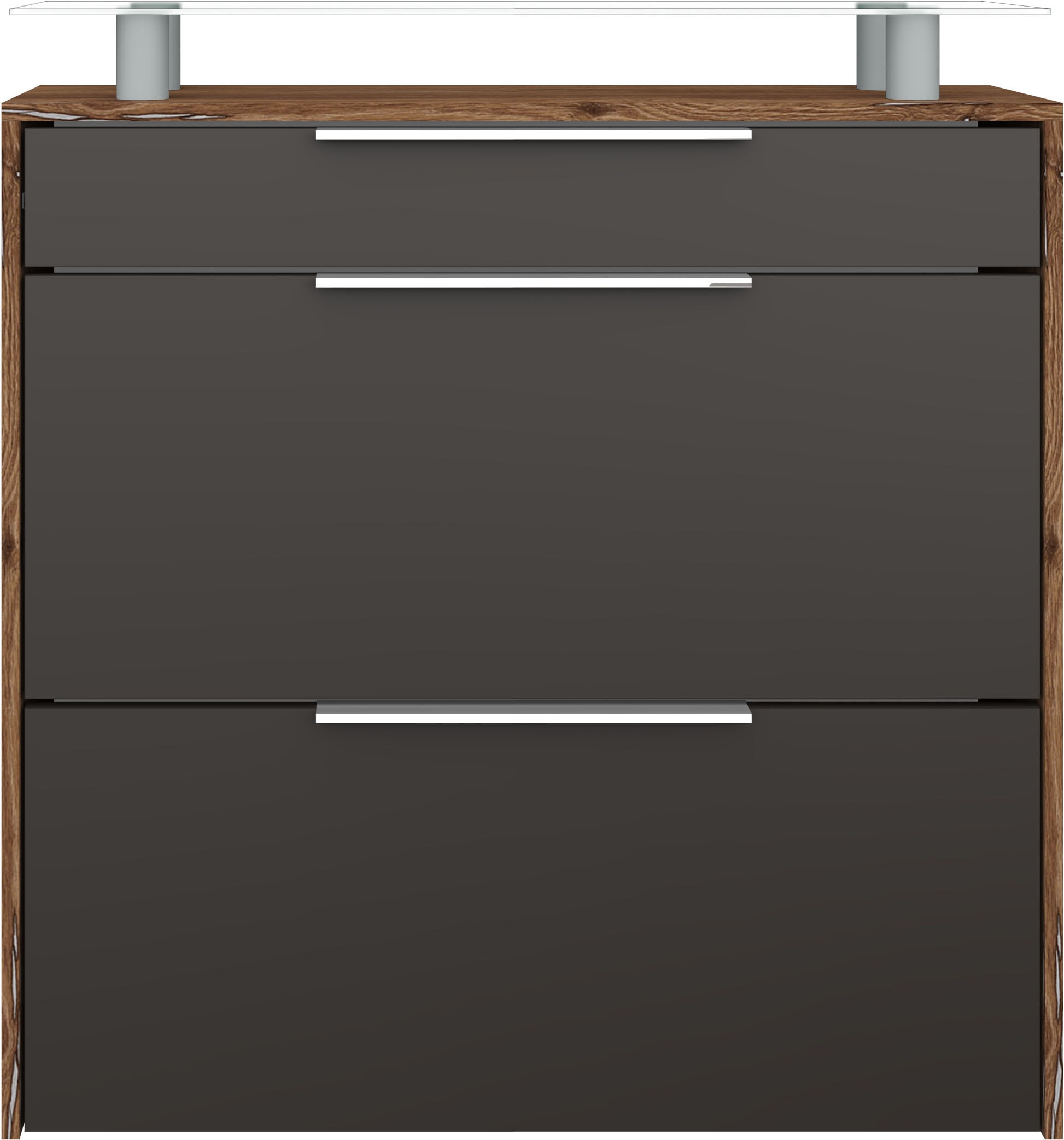 borchardt Möbel Schuhschrank »Oliva«, Breite 89 cm, hängend, mit 2 Doppeltrommel und 1 Schubkasten