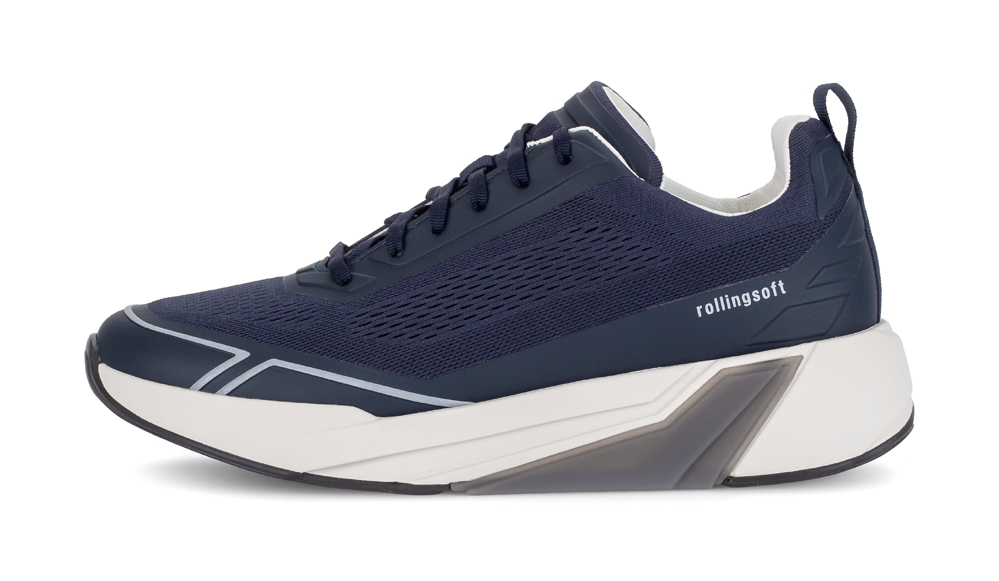 rollingsoft Sneaker  , Freizeitschuh, Halbschuh, Schnürer mit Details in der Sohle, G-Weite