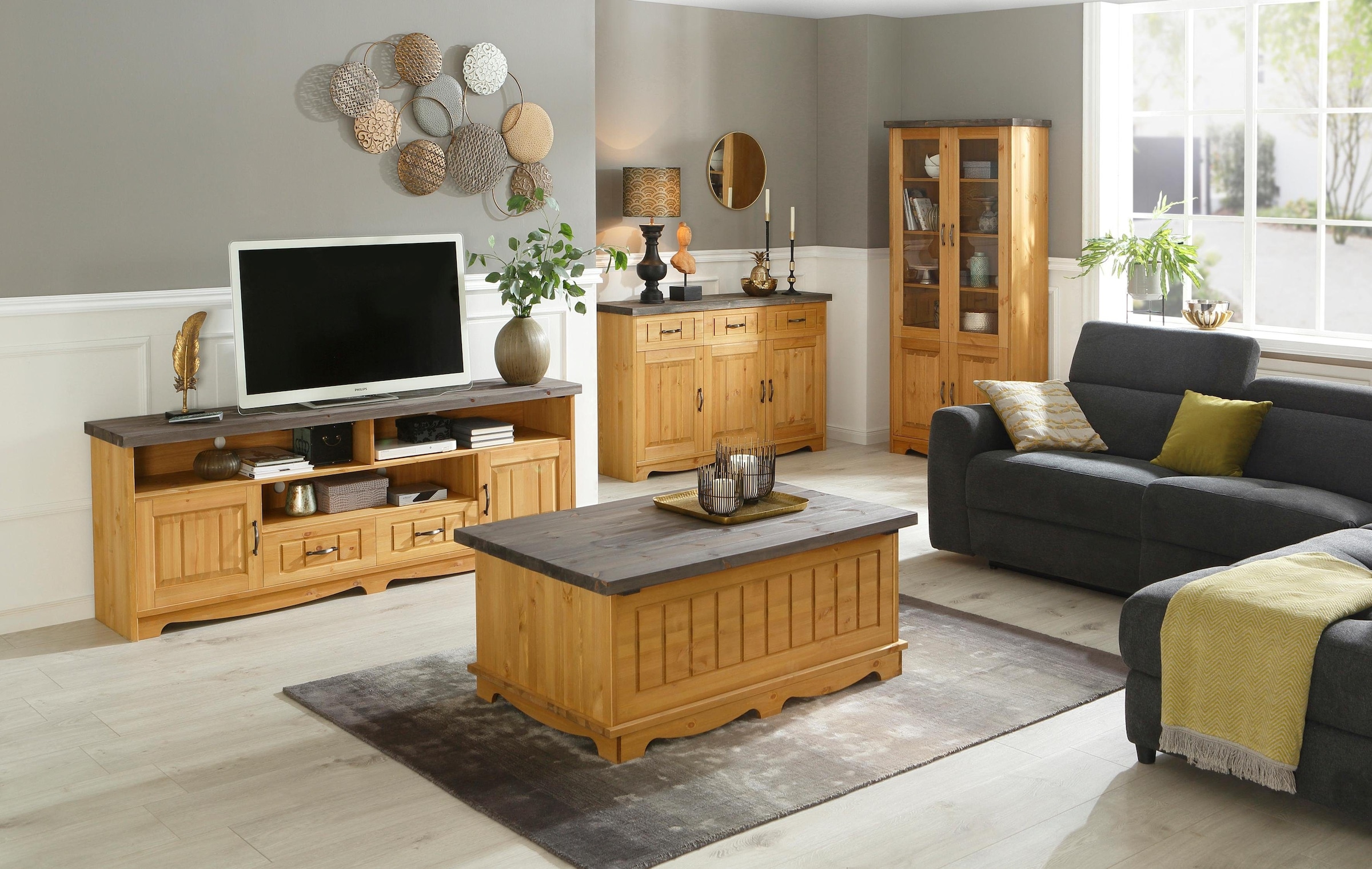 Home affaire Sideboard »Trinidad Antique«, Kommode, 148 cm