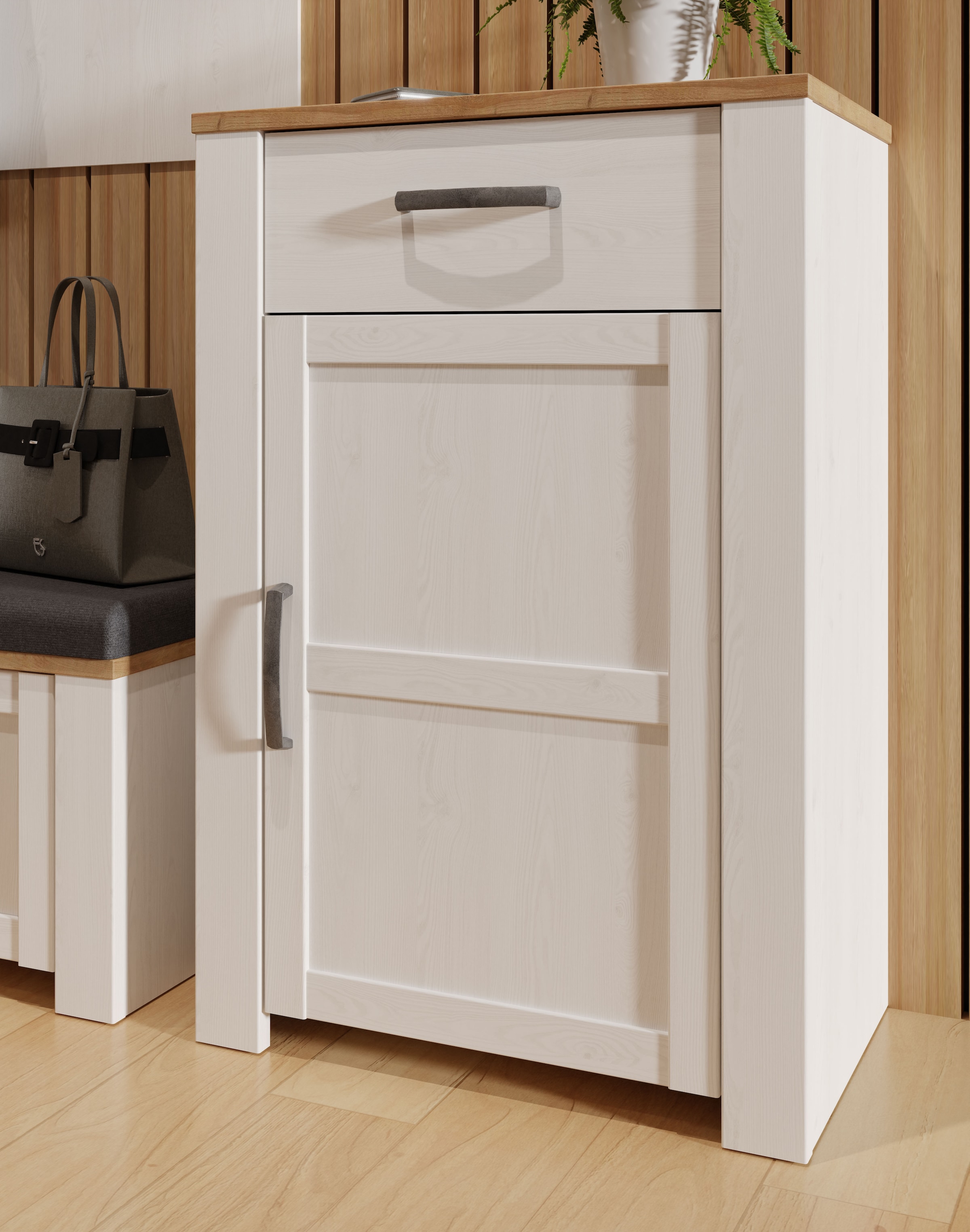 FORTE Schuhkommode »Bohol Schuhschrank, Soft Close, 6 Paar Schuhe« B/H/T 66,7/99,3/42 cm,