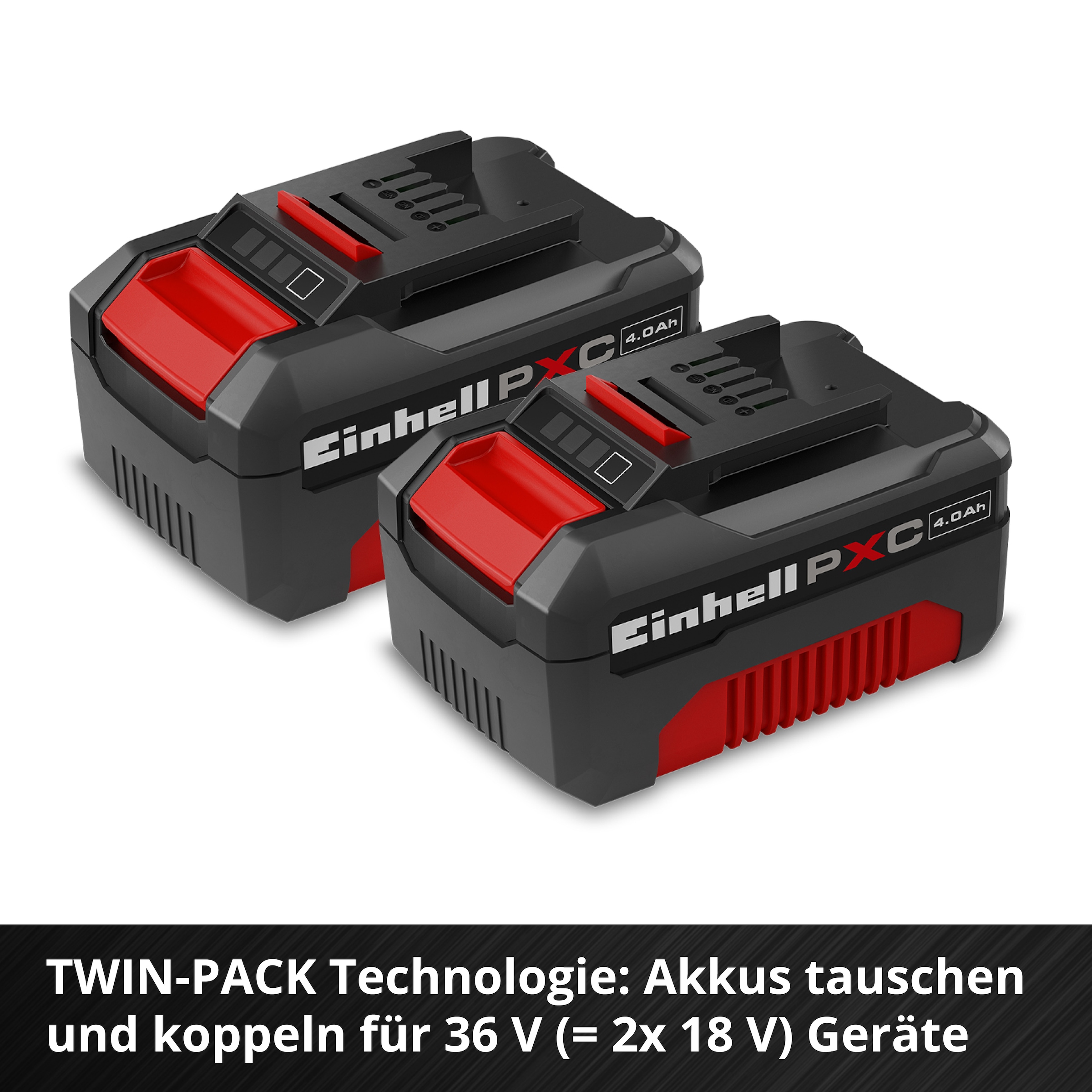 Einhell Akku Starter-Set »18V 4,0Ah PXC Starter Kit C1« 18 V, 4 Ah, inkl. Ladegerät