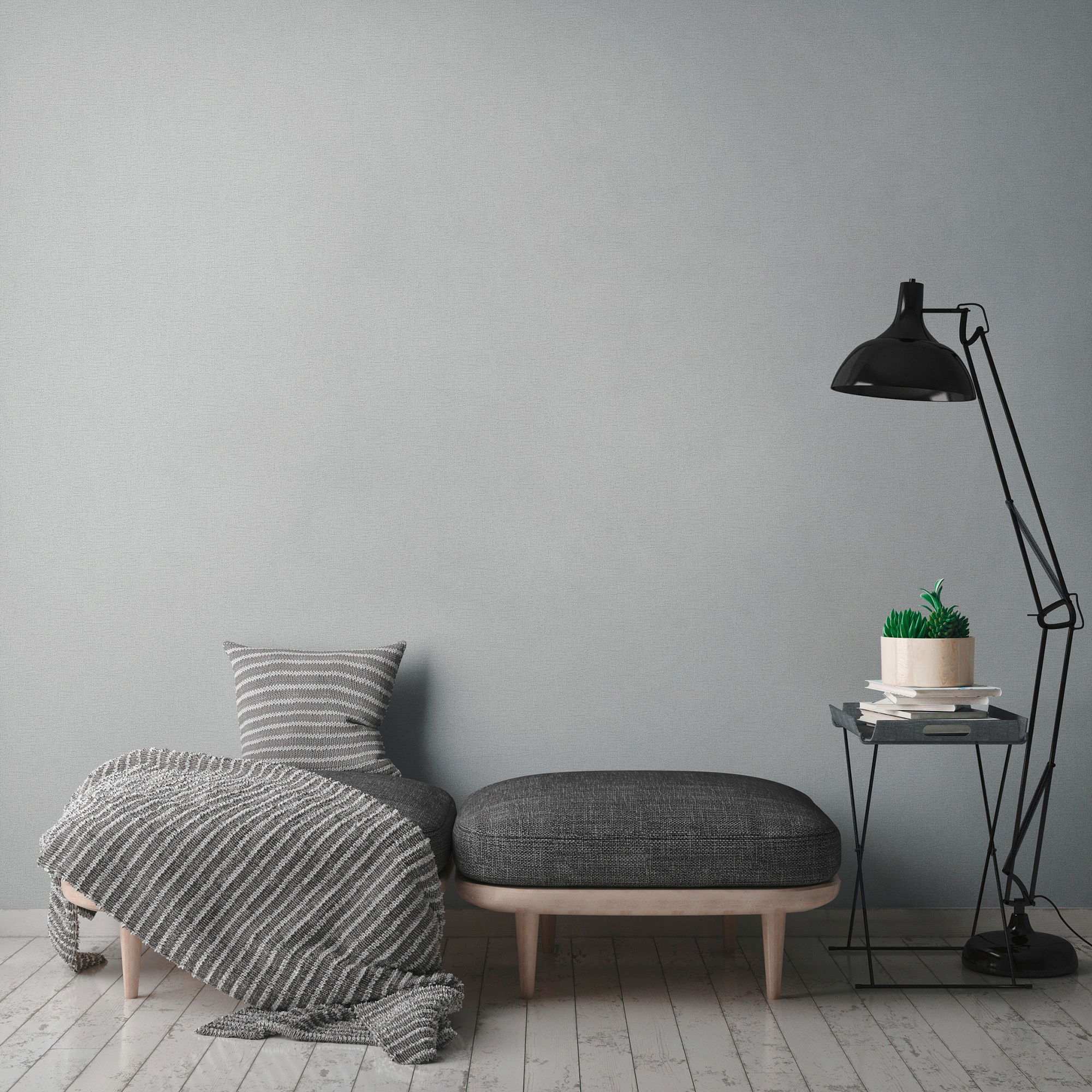 A.S. Création Vliestapete »Attractive«, einfarbig-unifarben-uni, Uni Tapete einfarbig Tapeten Wohnzimmer Schlafzimmer Küche Flur Design