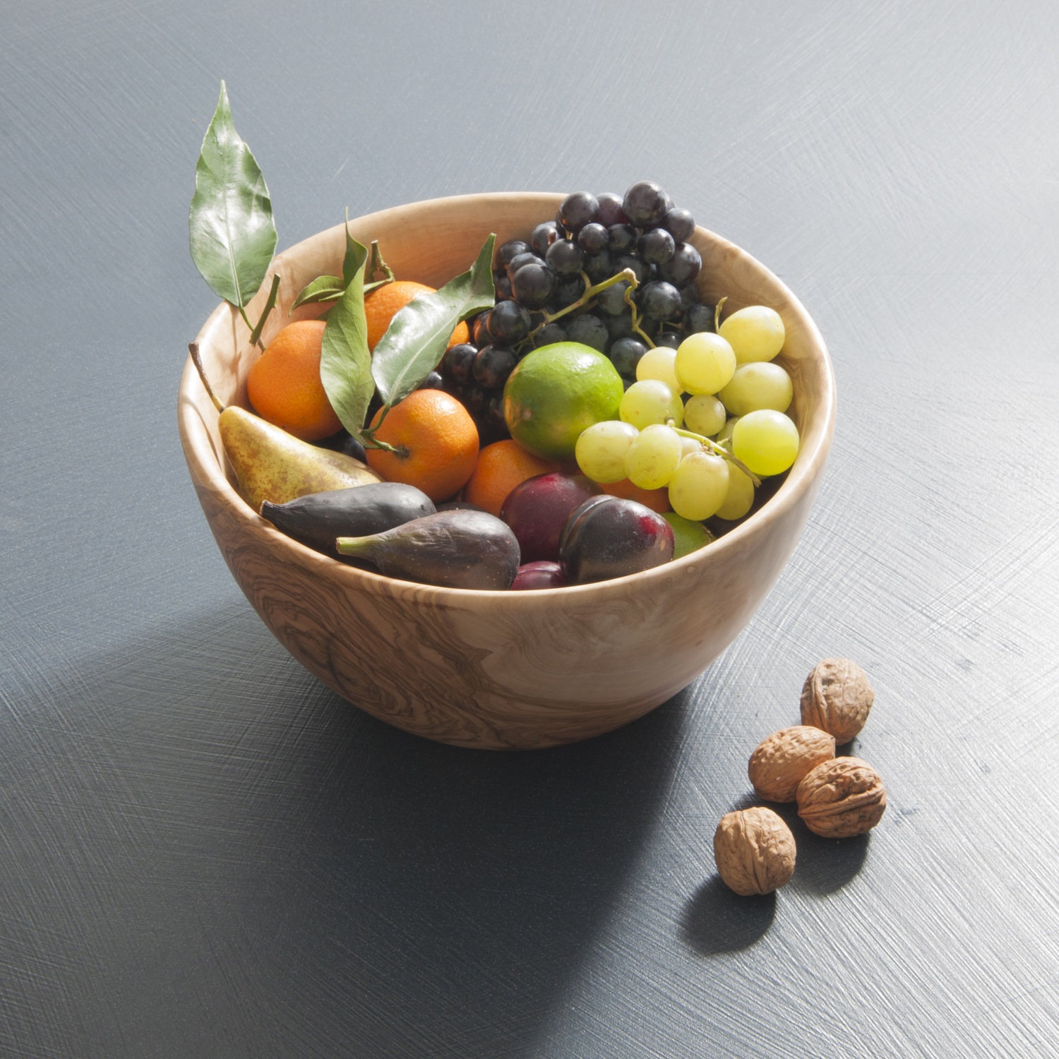 BERARD FRANCE 1892 Obstschale 1 Stk. aus Massivholz Olivenholz aus zertifizierter Forstwirtschaft, jedes Stück ein Unikat