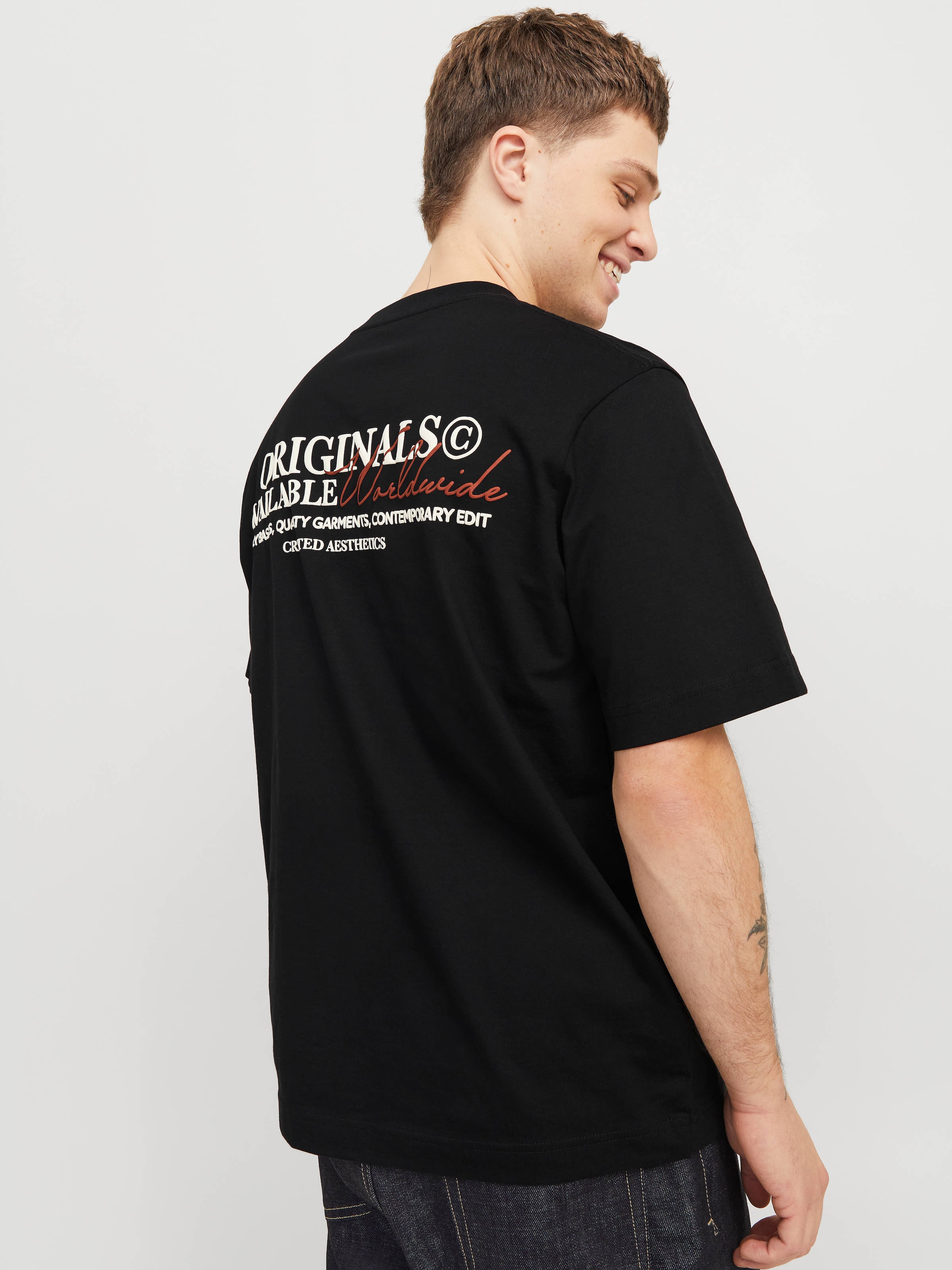 Jack & Jones T-Shirt »JORISLINGTON TYPE TEE SS CREW NECK SN«