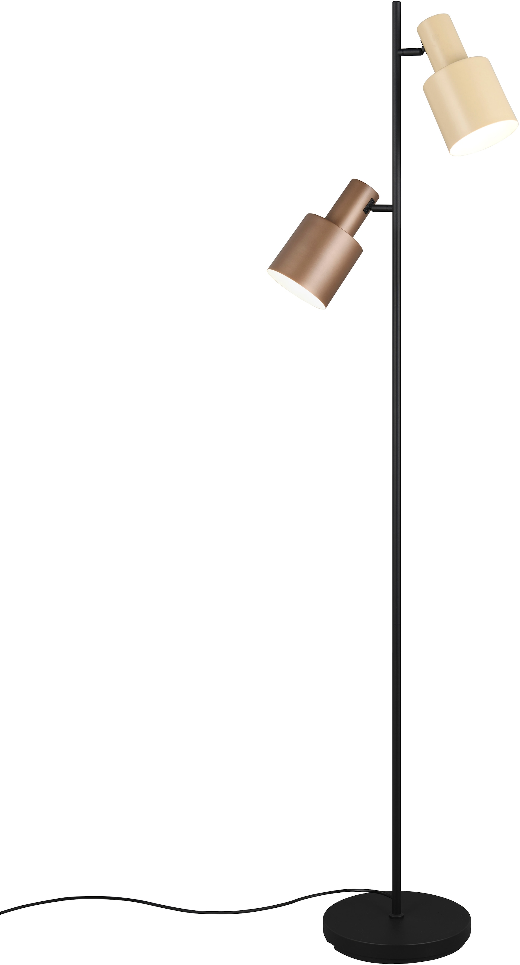 TRIO Leuchten Stehlampe »AGUDO, Stehleuchte 2-flammig, exkl 2xE27 max 10W, günstig online kaufen