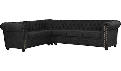 Chesterfield-Sofa »Rysum«, Chesterfield-Optik, langer Schenkel links oder rechts