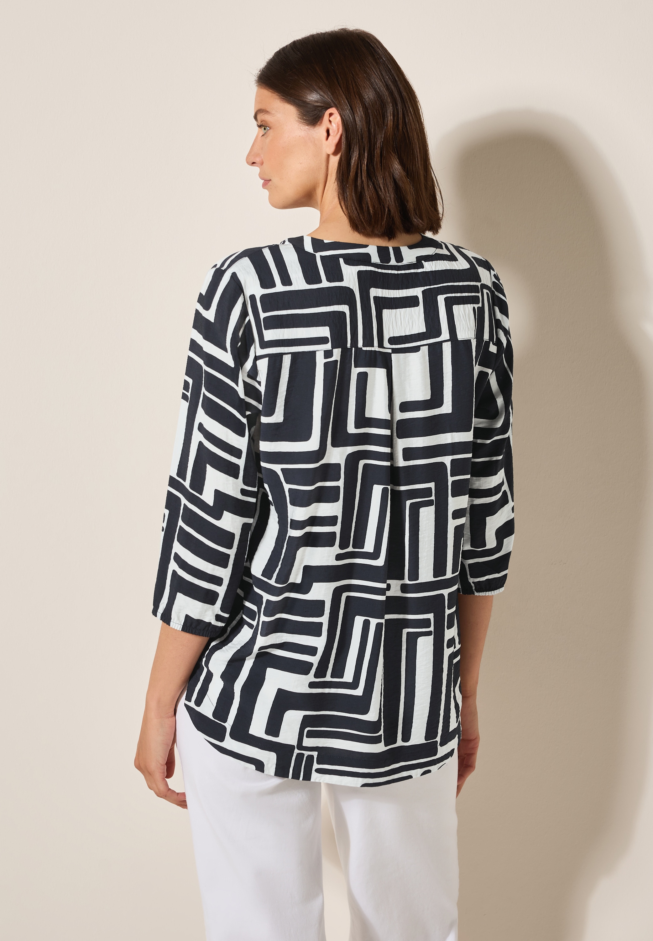 Cecil Druckbluse, mit grafischem Muster