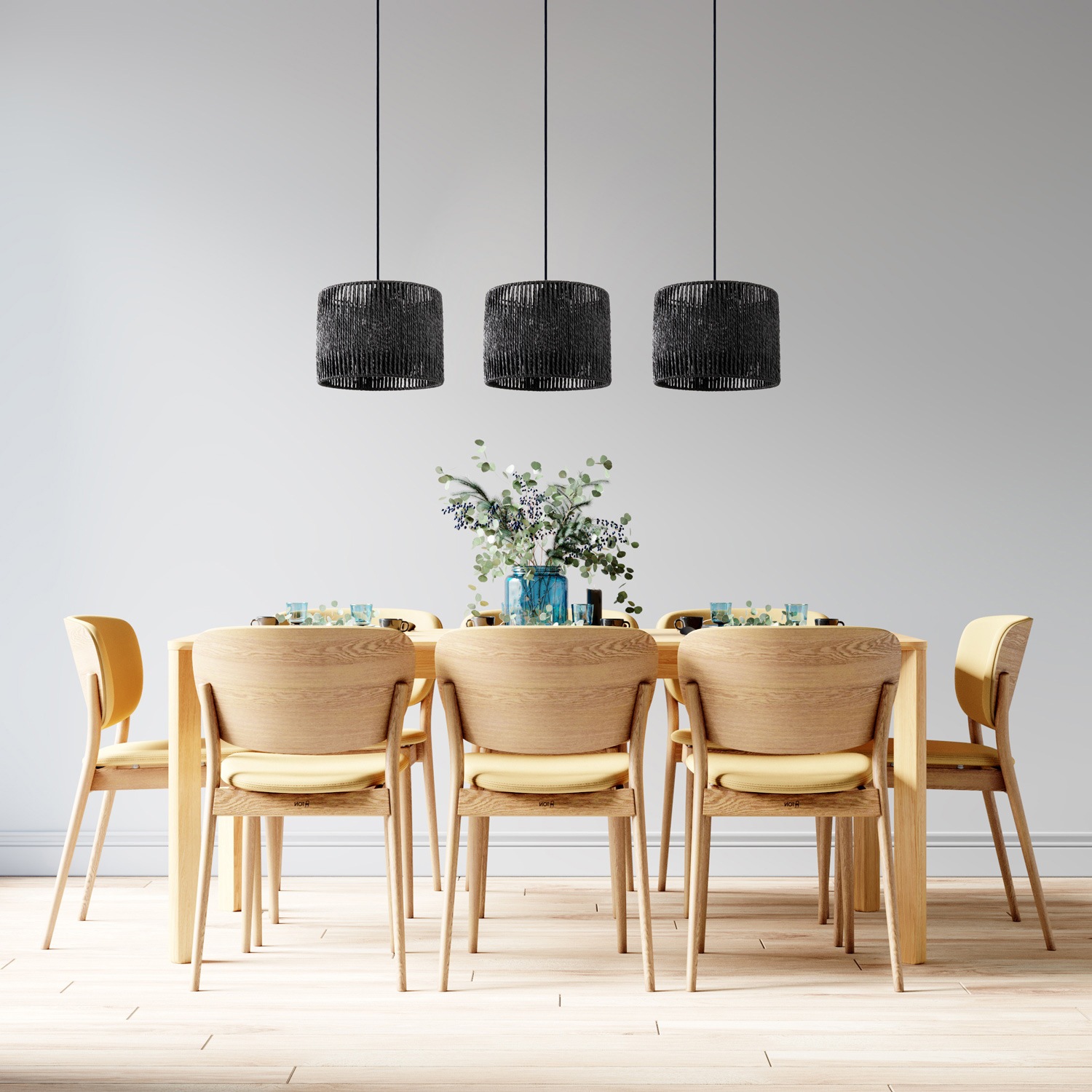 Paco Home Pendelleuchte »Boniat« E27 Korb Geflochten Boho Wohnzimmer Lampen günstig online kaufen