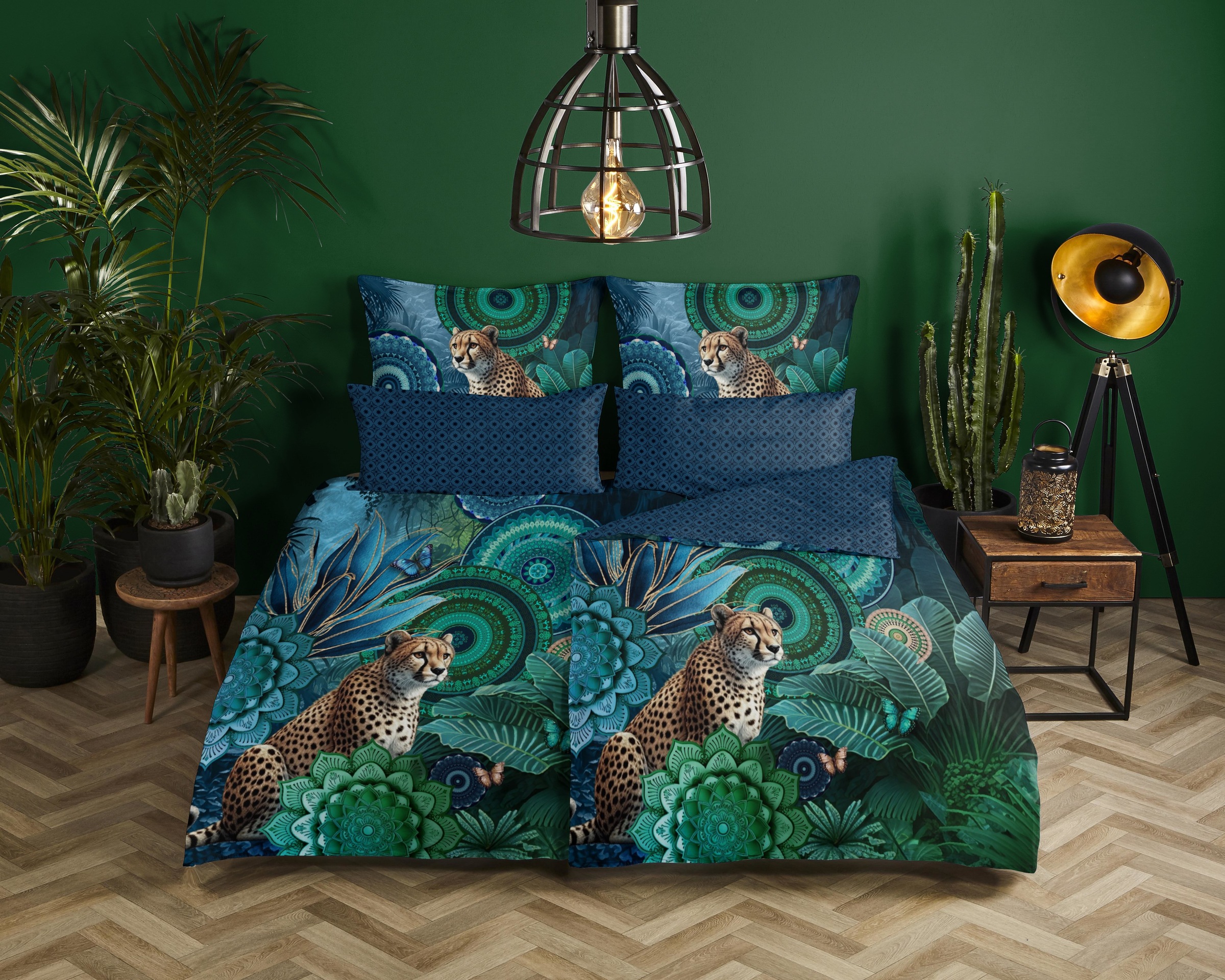 hip Wendebettwäsche »Nyah« 3 Stk. tlg. Satin, Reißverschluss, Wendeoptik, M günstig online kaufen