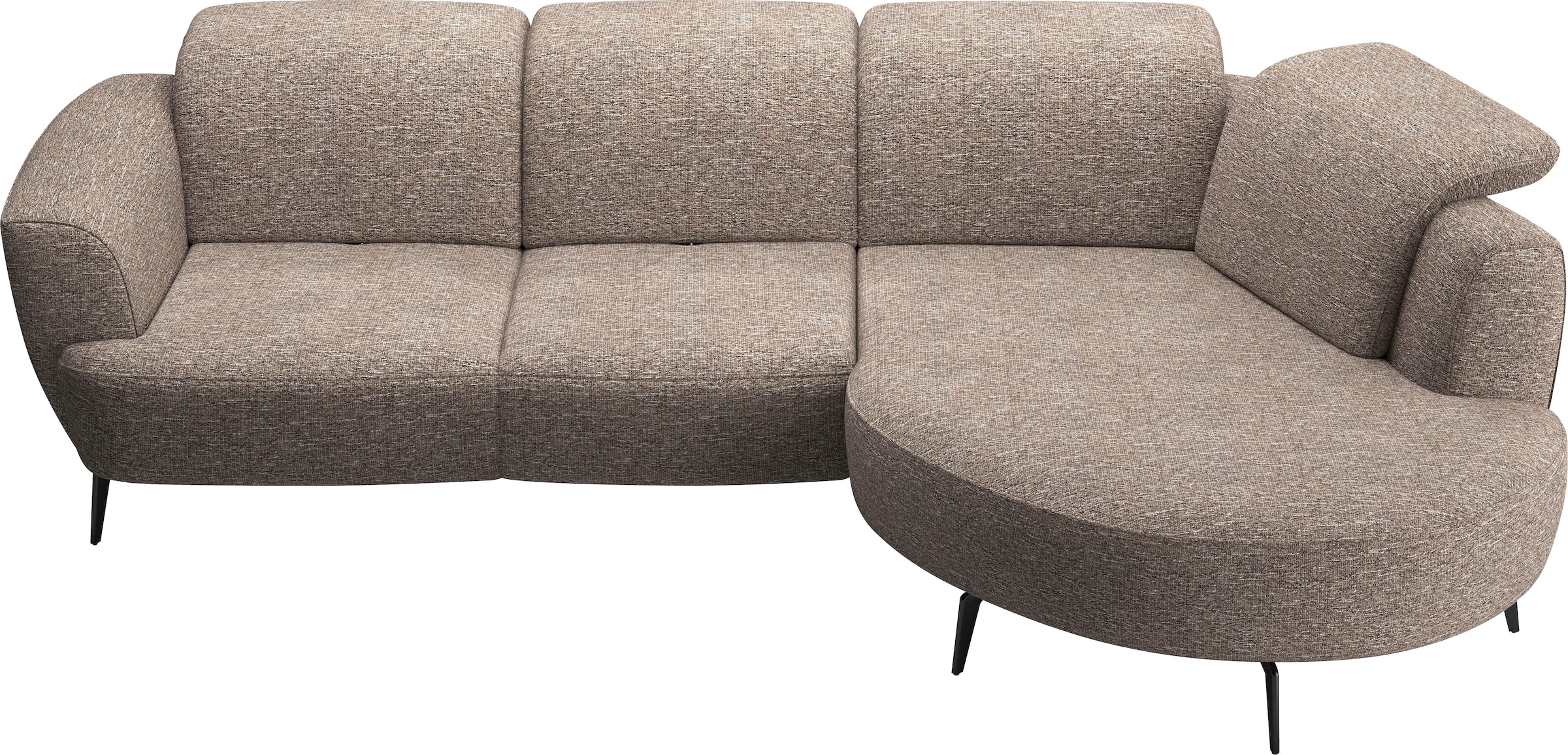 sit&more Ecksofa »Zoe«, ink.Sitztiefenverstellung, wahlweise mit Kopfteilverstellung