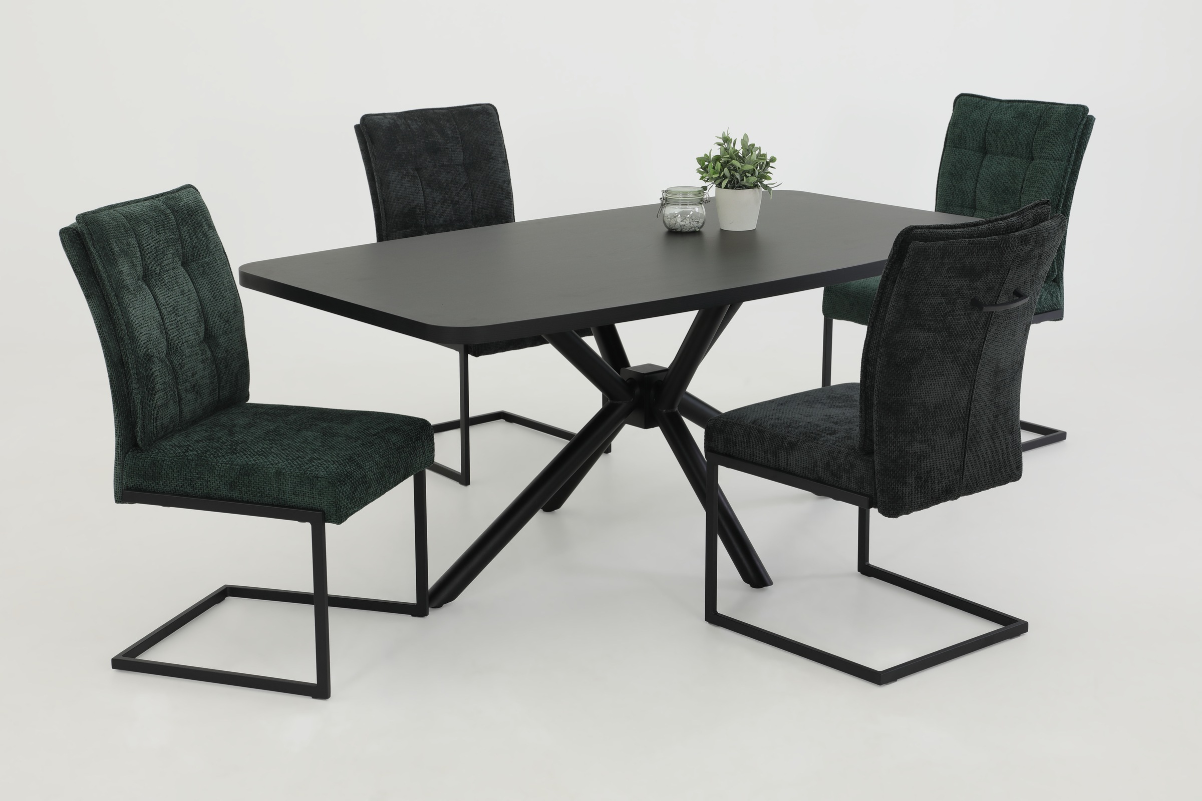 HELA Freischwinger »OLIVIA Esszimmerstuhl«, (Set), 2 St., XL-Breite, Komfor günstig online kaufen