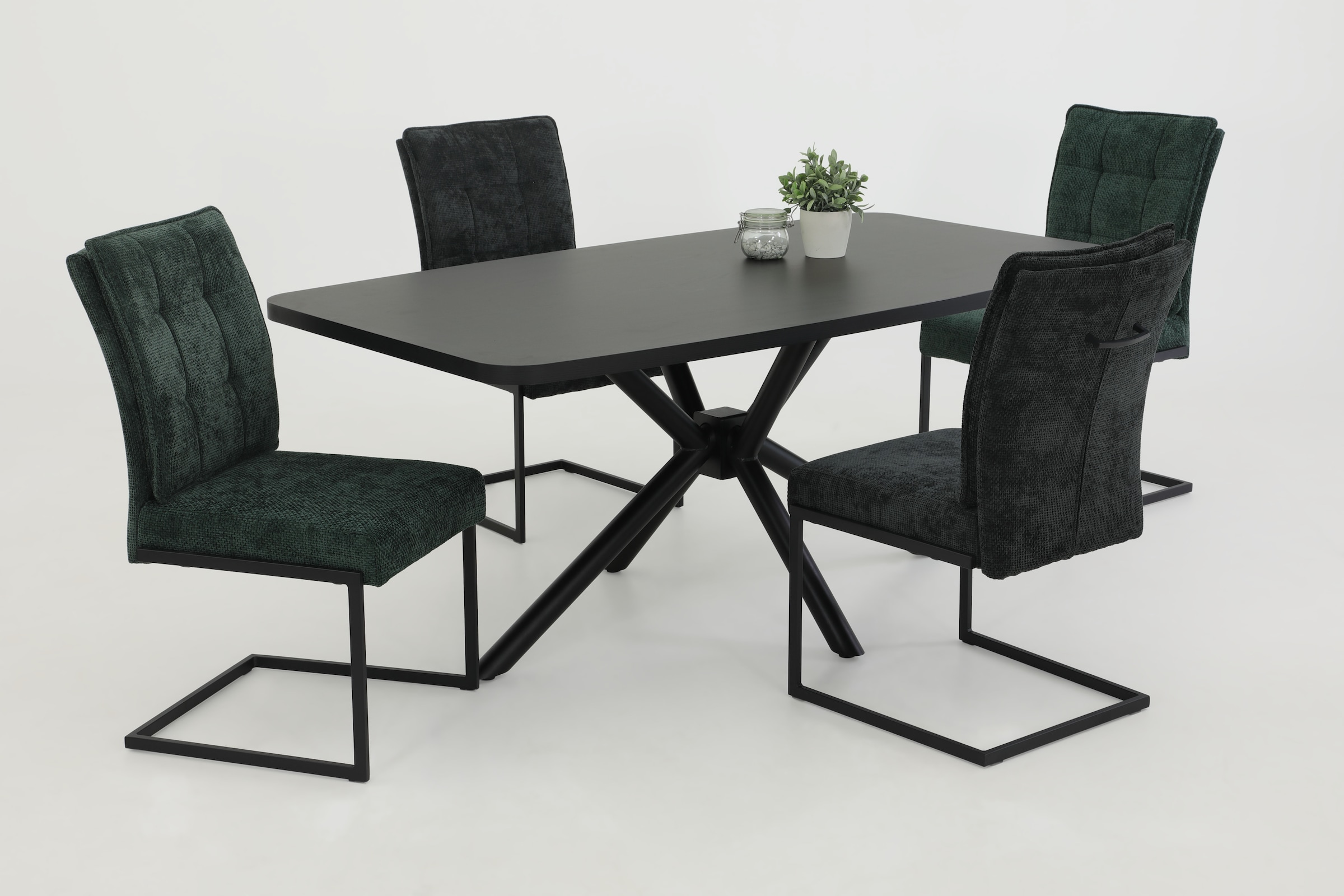 HELA Freischwinger »OLIVIA Esszimmerstuhl« (Set) 2 Stk. XL-Breite, Komforts günstig online kaufen