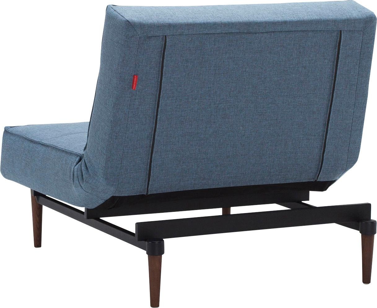 INNOVATION LIVING ™ Sessel »Splitback«, mit dunklen Styletto Beinen, in skandinavischen Design