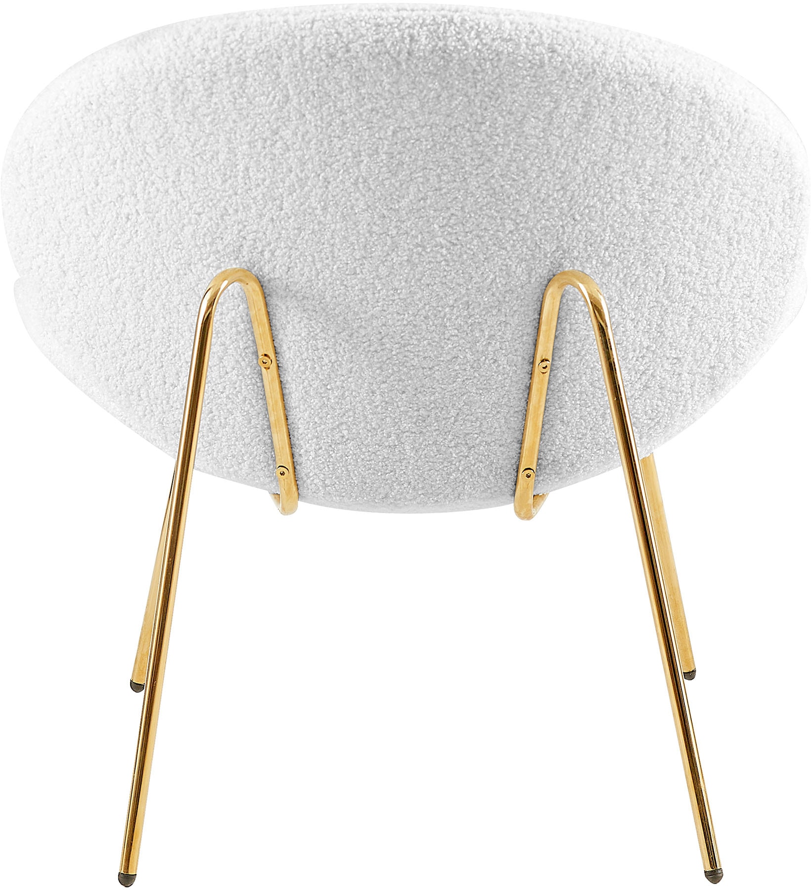 Kayoom Polsterstuhl »Stuhl Jaden 125 2er-Set, im angesagten Stoff mit dem Kräusel-Effekt«, (Set), 2 St., Ästhetisch minimalistisches Design, Bouclé Stoff, breites Sitzen