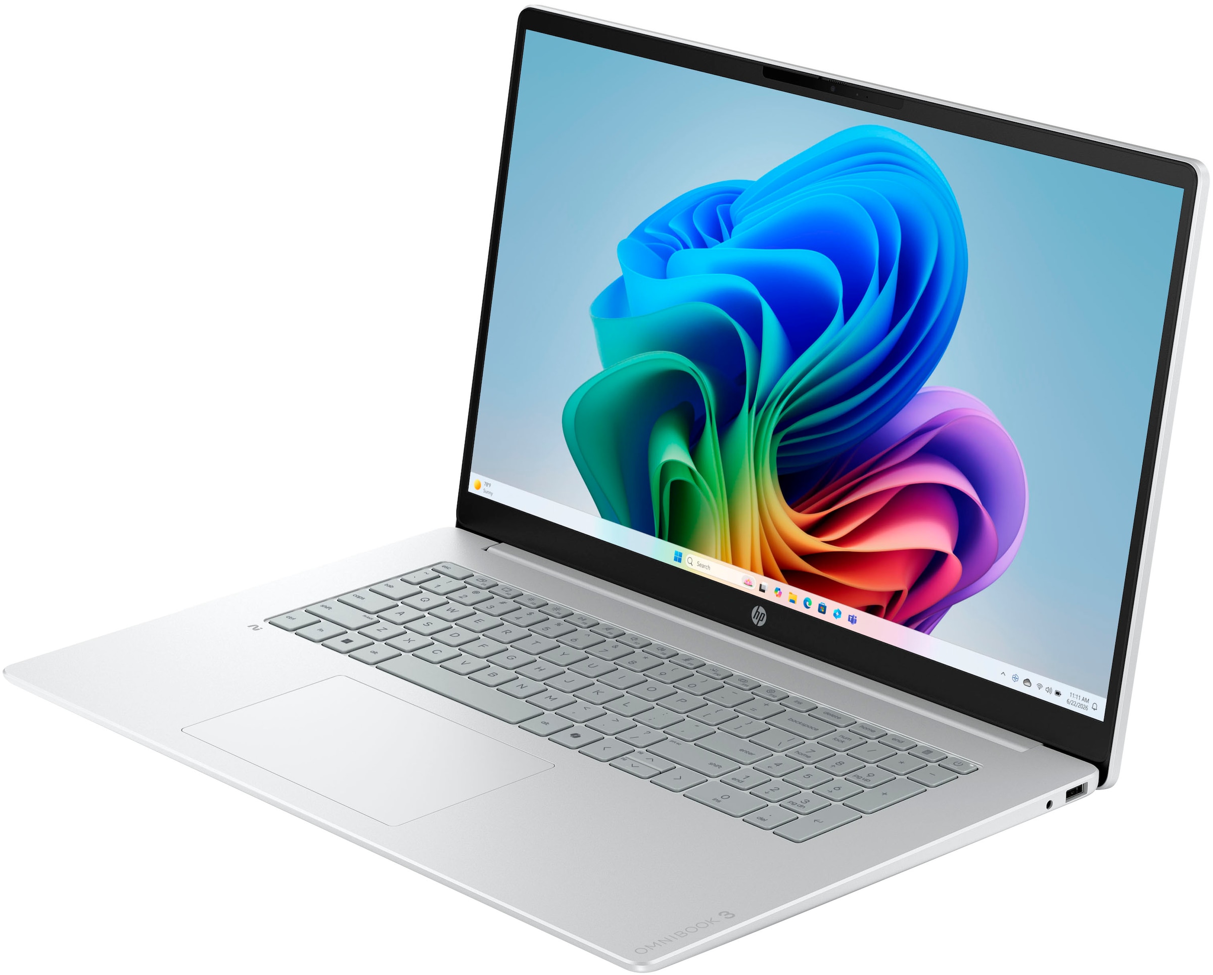 HP Notebook »OmniBook 3 17-dm0071ngx« 43,9 cm / 17,3 ″ AMD Ryzen™ AI 7 Radeon 840M 512 GB SSD