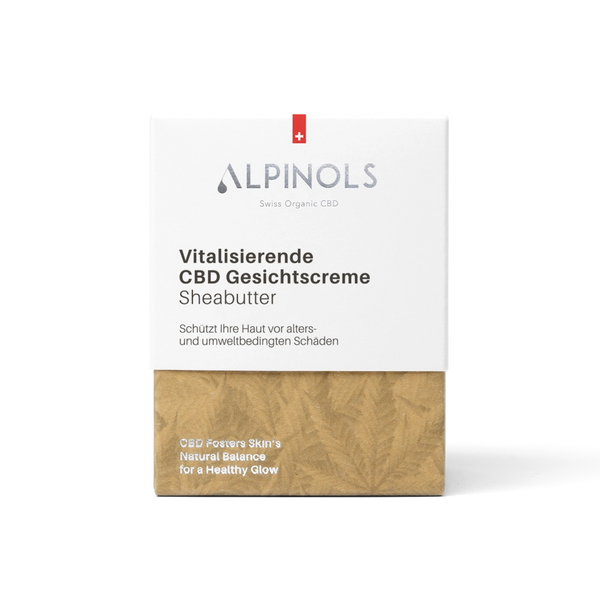 7. Bild von ALPINOLS Tagescreme »CBD Gesichtscreme mit Sheabutter 50 ml«, mit 500mg Schweizer CBD aus Bio Full-Spectrum-Hanfextrakt