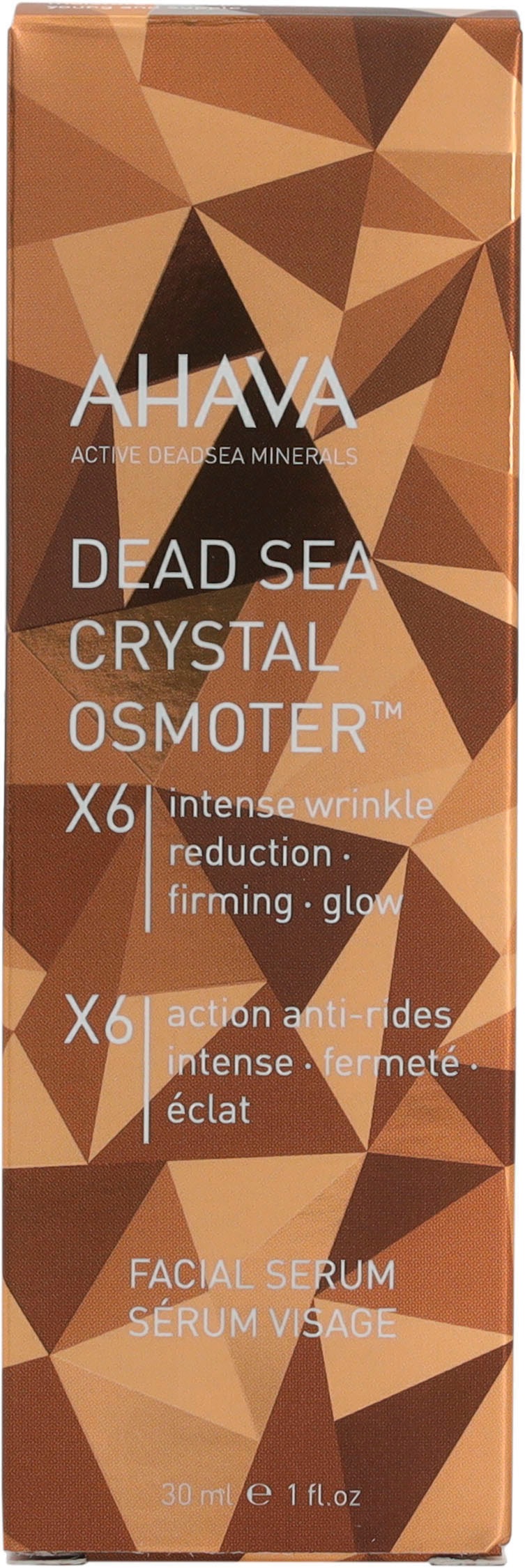 AHAVA Anti-Falten-Serum »DSOC Dead Sea Crystal Osmoter X6«, Anti-Aging-Pflege mit Extrakten aus dem Toten Meer, reduziert Falten.