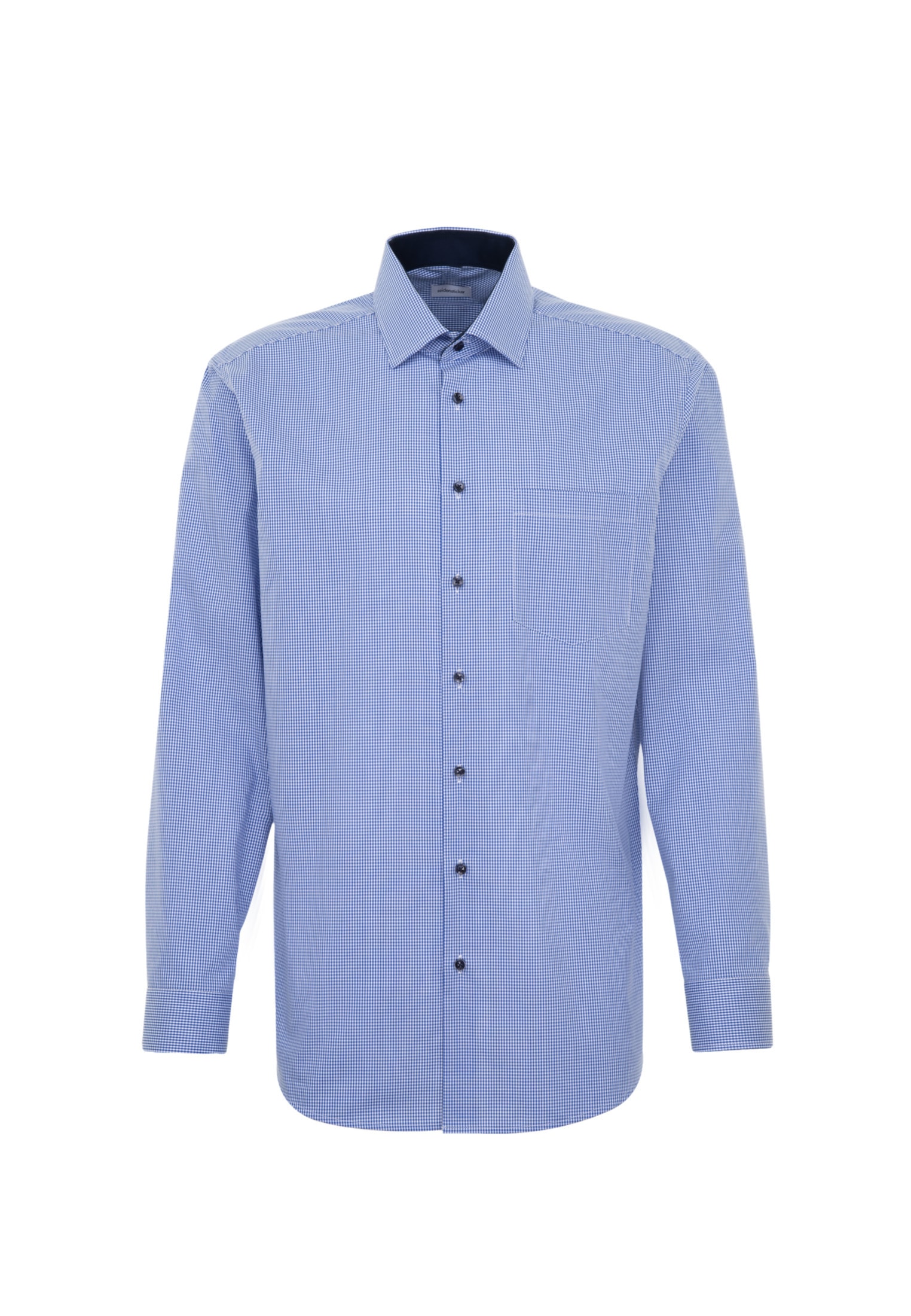 seidensticker Businesshemd »Schwarze Rose« Regular 1/1 Kentkragen Karo