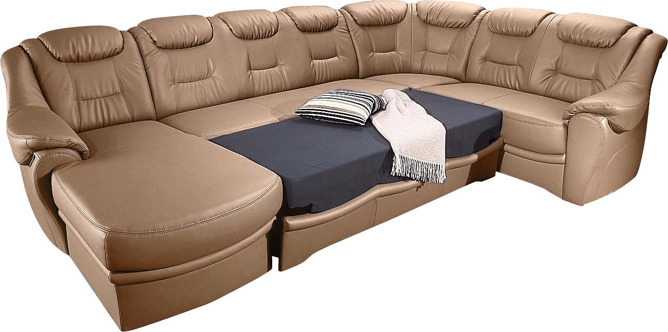 sit&more Wohnlandschaft »Bellevue U-Form«, wahlweise mit Bettfunktion