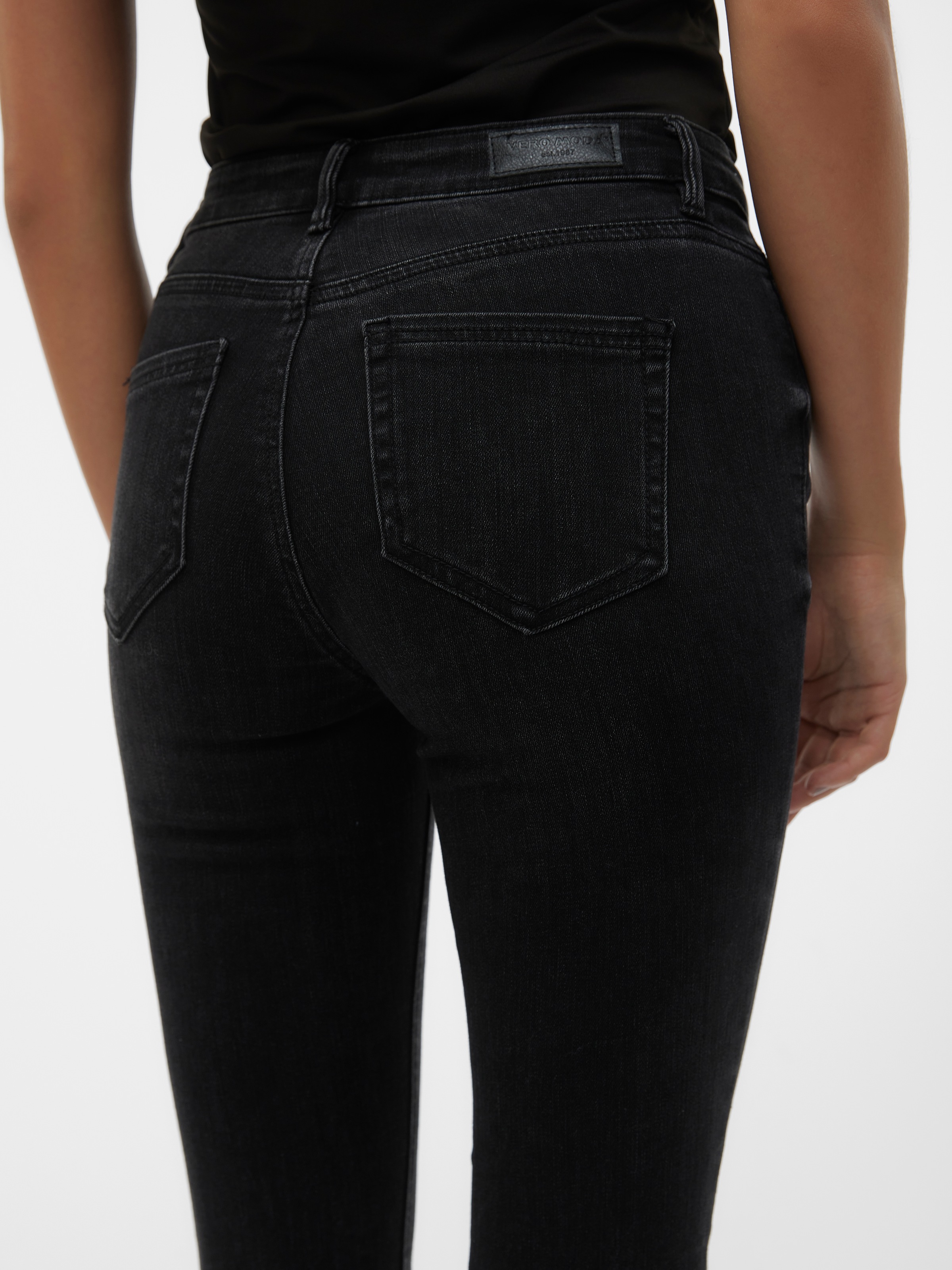 Vero Moda Skinny-fit-Jeans »VMFLASH MR SKINNY JEANS LI111 NOOS« Baumwollmischung mit Stretch, regular waist, skinny fit
