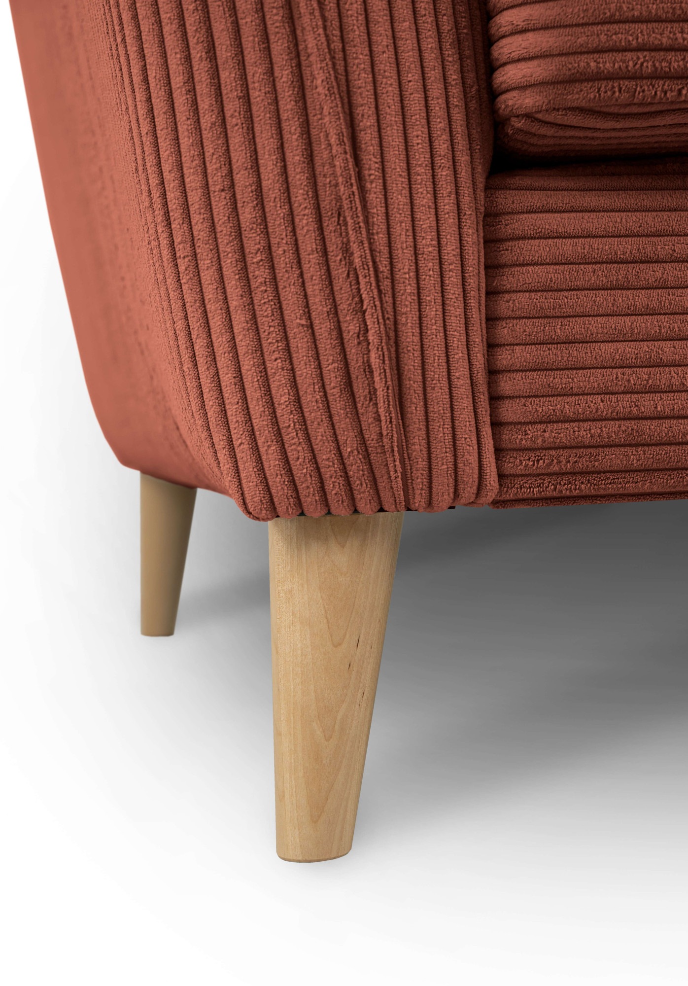 Home affaire Ecksofa »MARSEILLE (242/152cm),L-Form, Rec. rechts/links«, Massivholzbeine aus Eiche, in verschieden Bezügen und Farbvarianten
