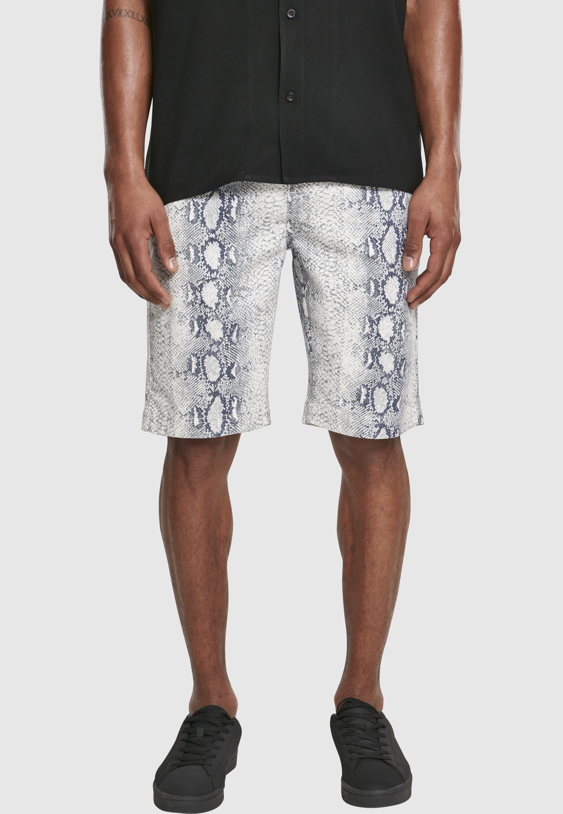 URBAN CLASSICS Stoffhose »Urban Classics Herren AOP Stretch Shorts«