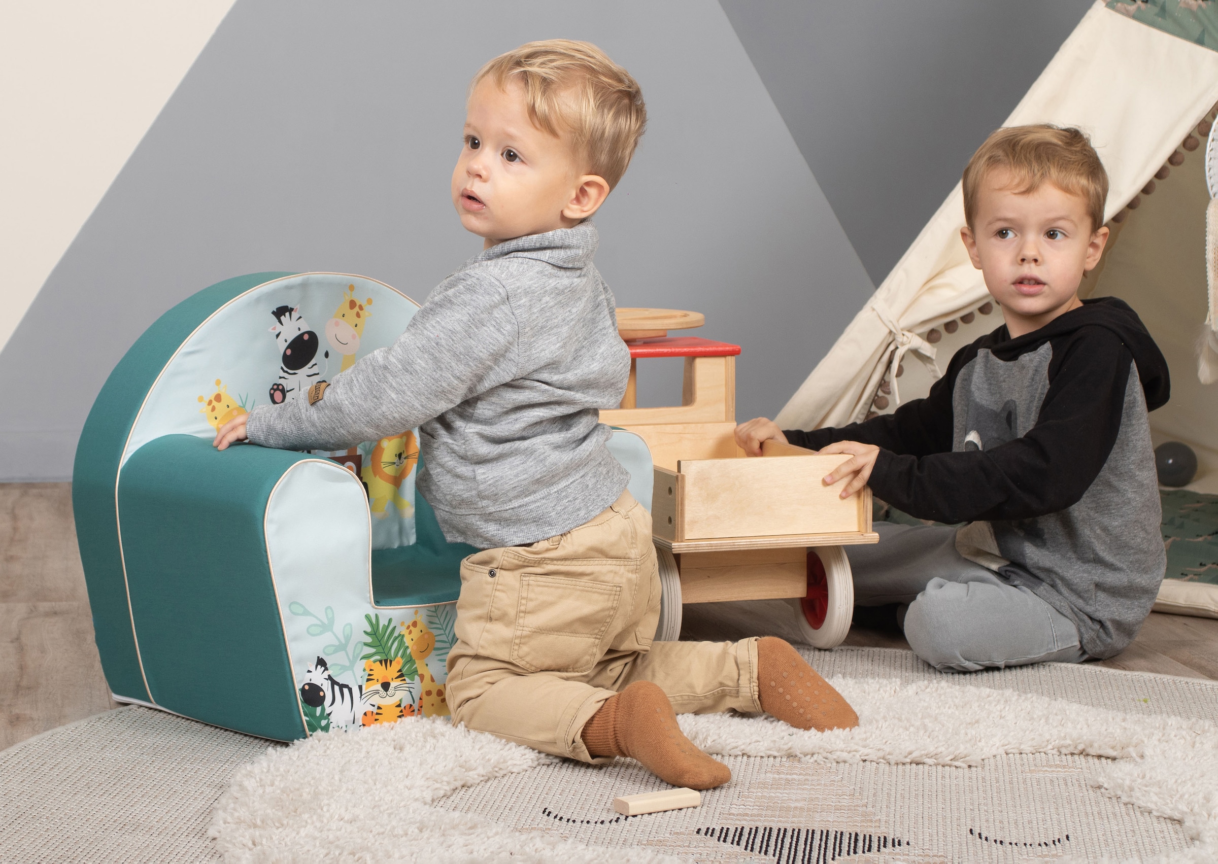 Knorrtoys® Sessel »Safari«, für Kinder; Made in Europe