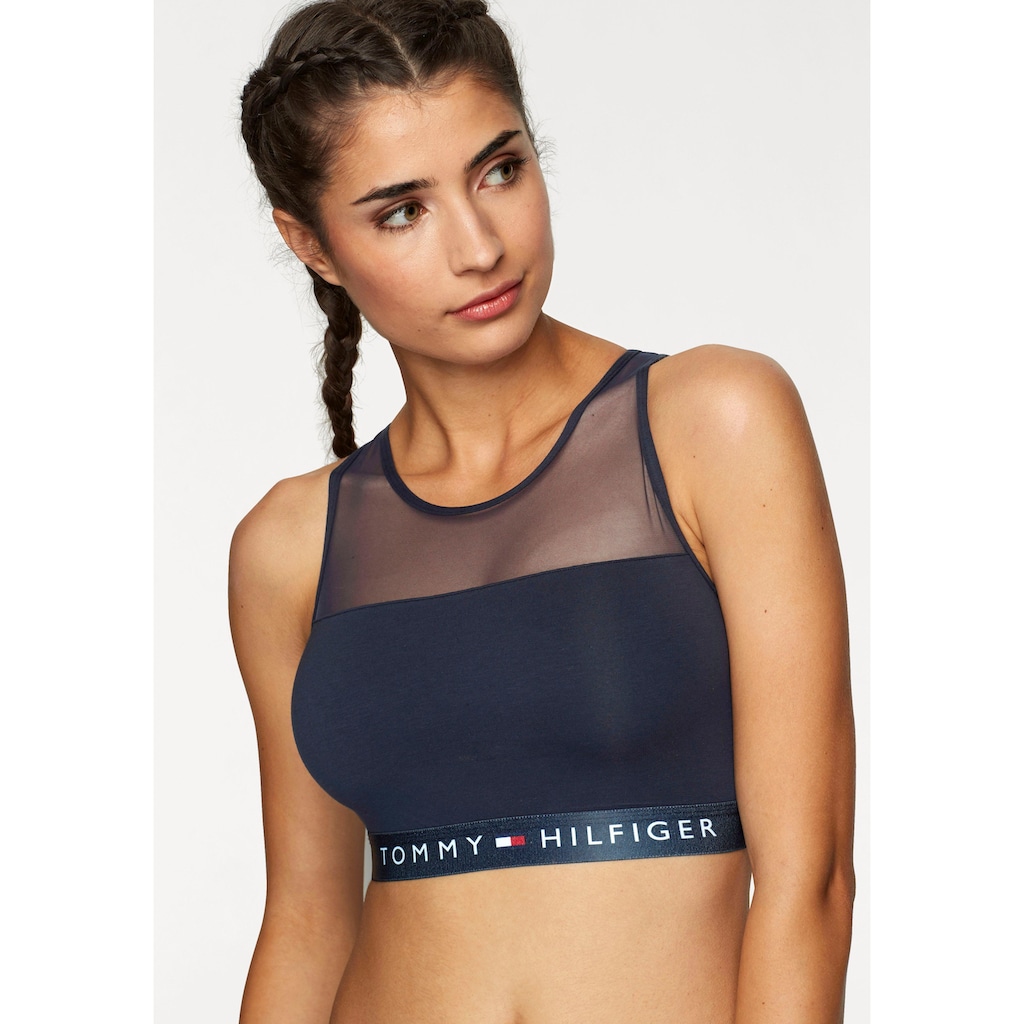 Tommy Hilfiger Underwear Bustier, (1 tlg.), mit leicht transparentem Mesheinsatz