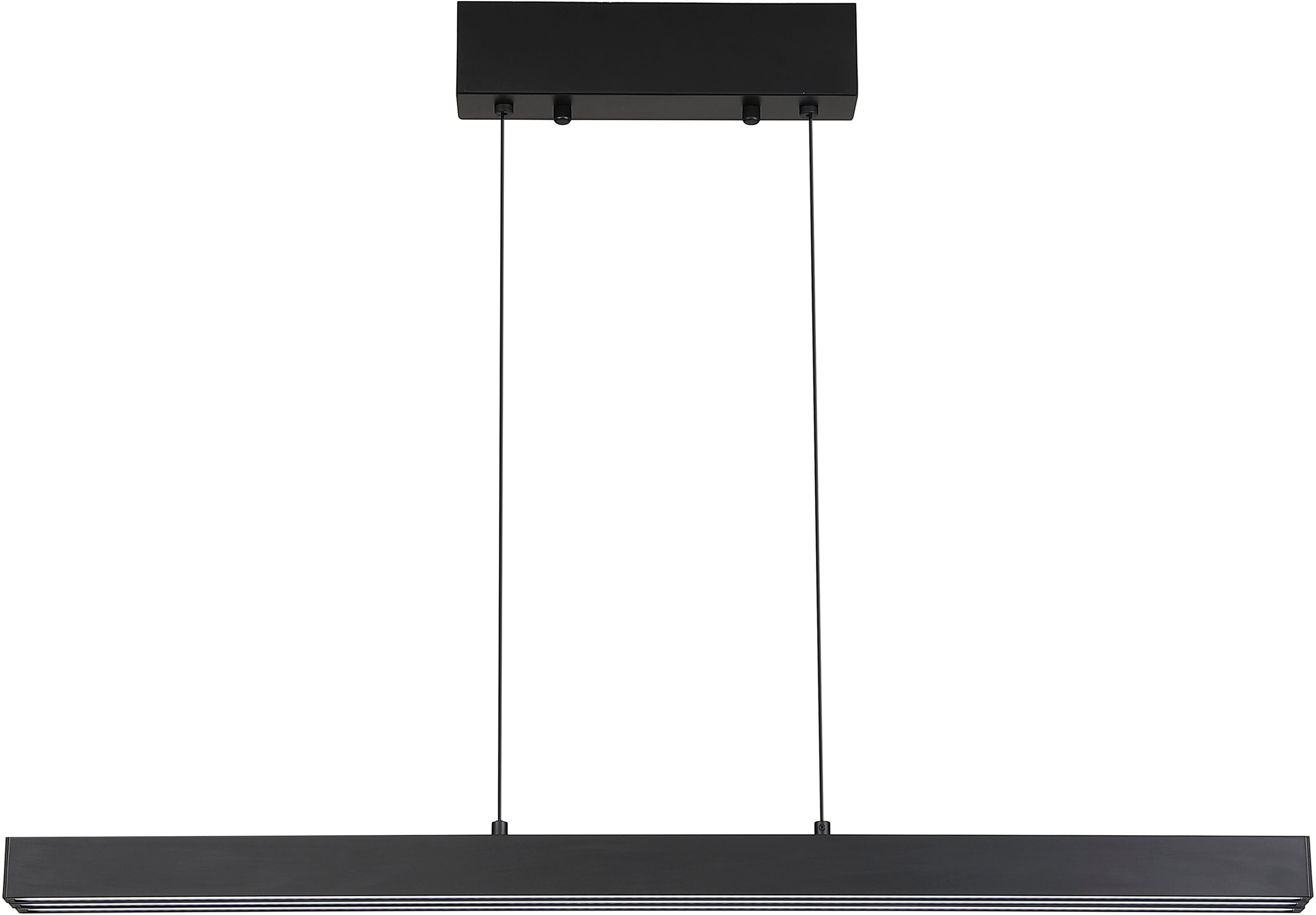 Searchlight LED Pendelleuchte »Linearer LED-Pendel, Schwarz« LED-Modul 1 Stk.