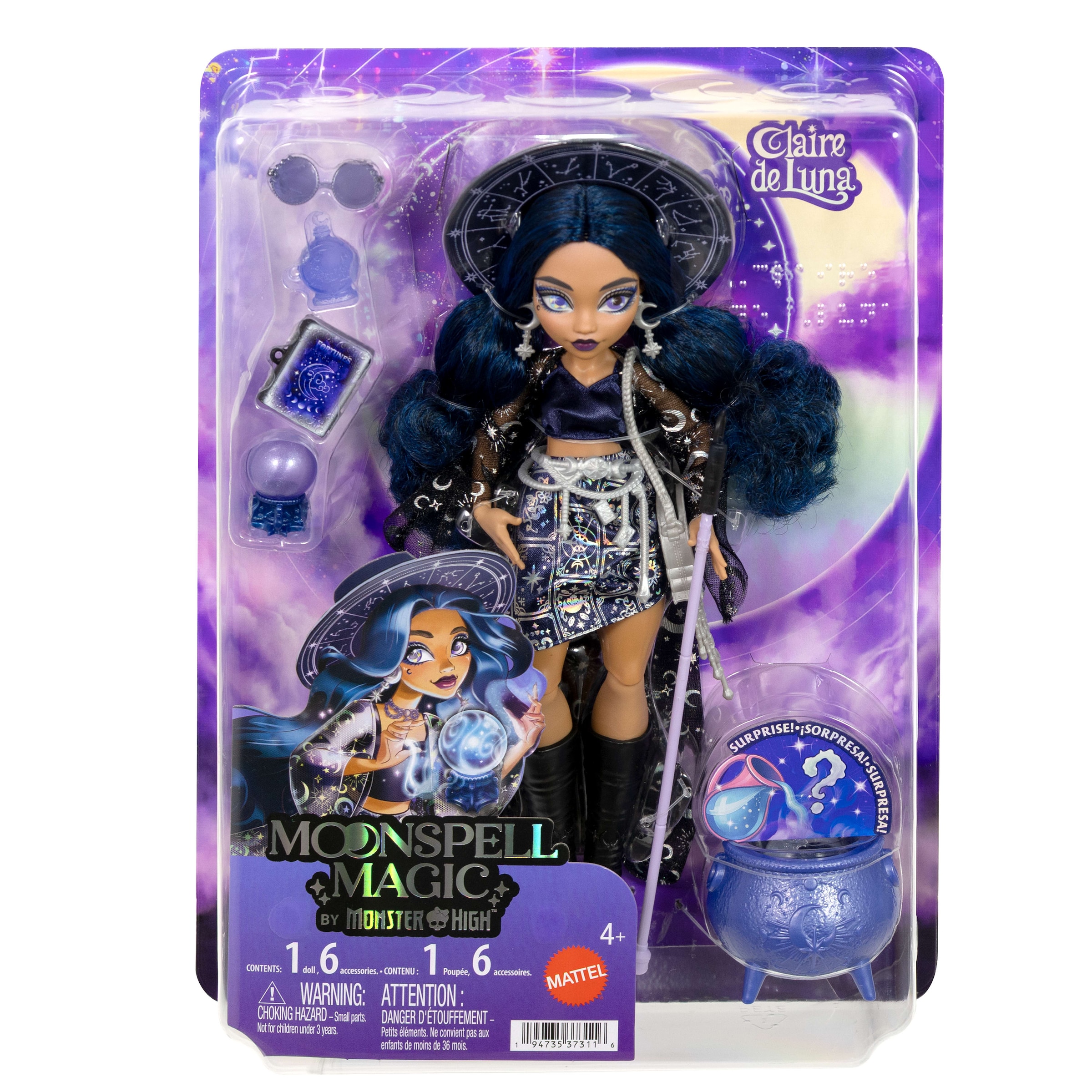 MonsterHigh™ Anziehpuppe »Moonspell Magic by Monster High Claire de Luna«