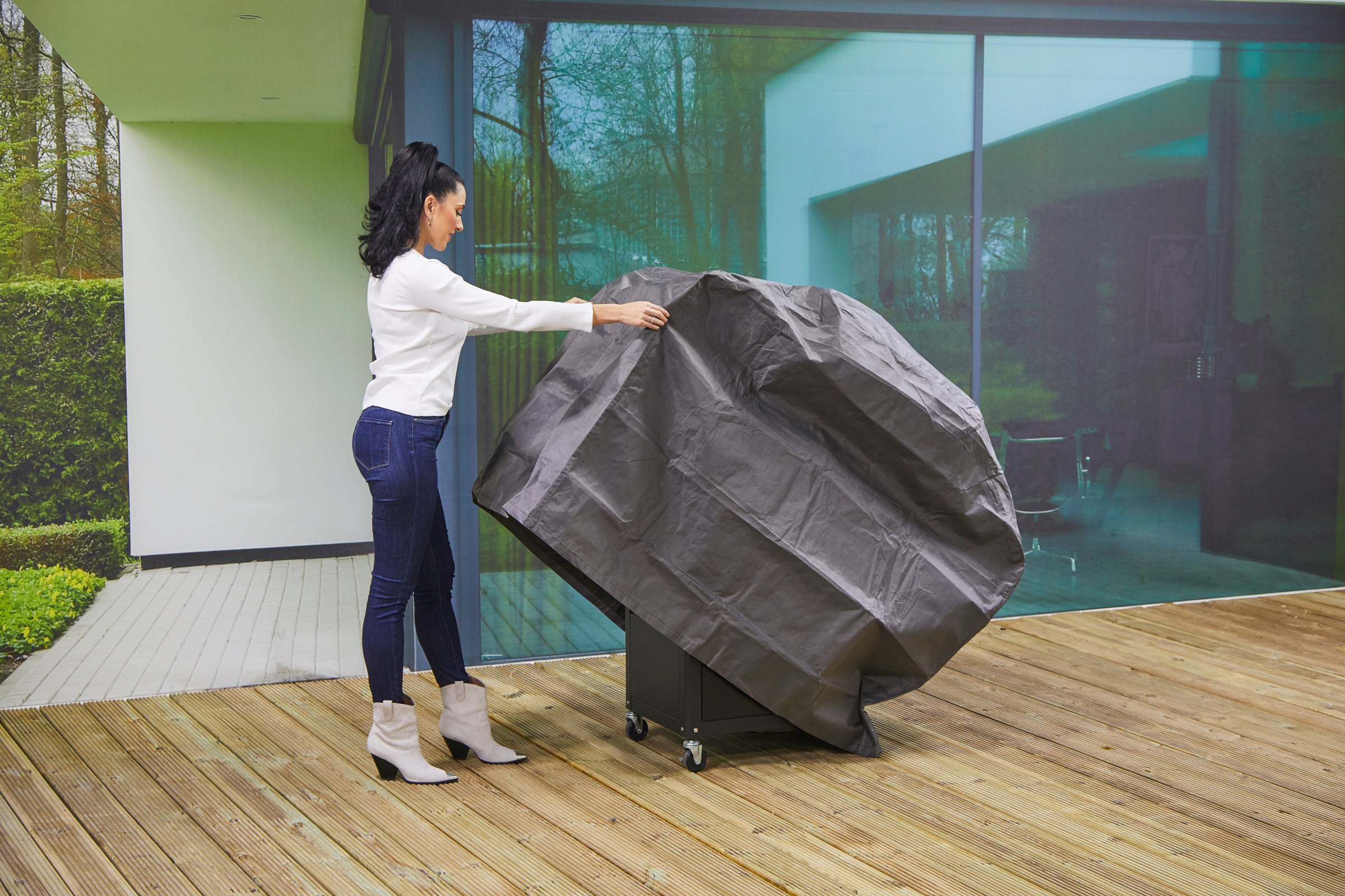 winza outdoor covers Grill-Schutzhülle »Outdoor Cover«, wasserdicht, UV beständig, 100 % recycelbar, 145x65x110 cm